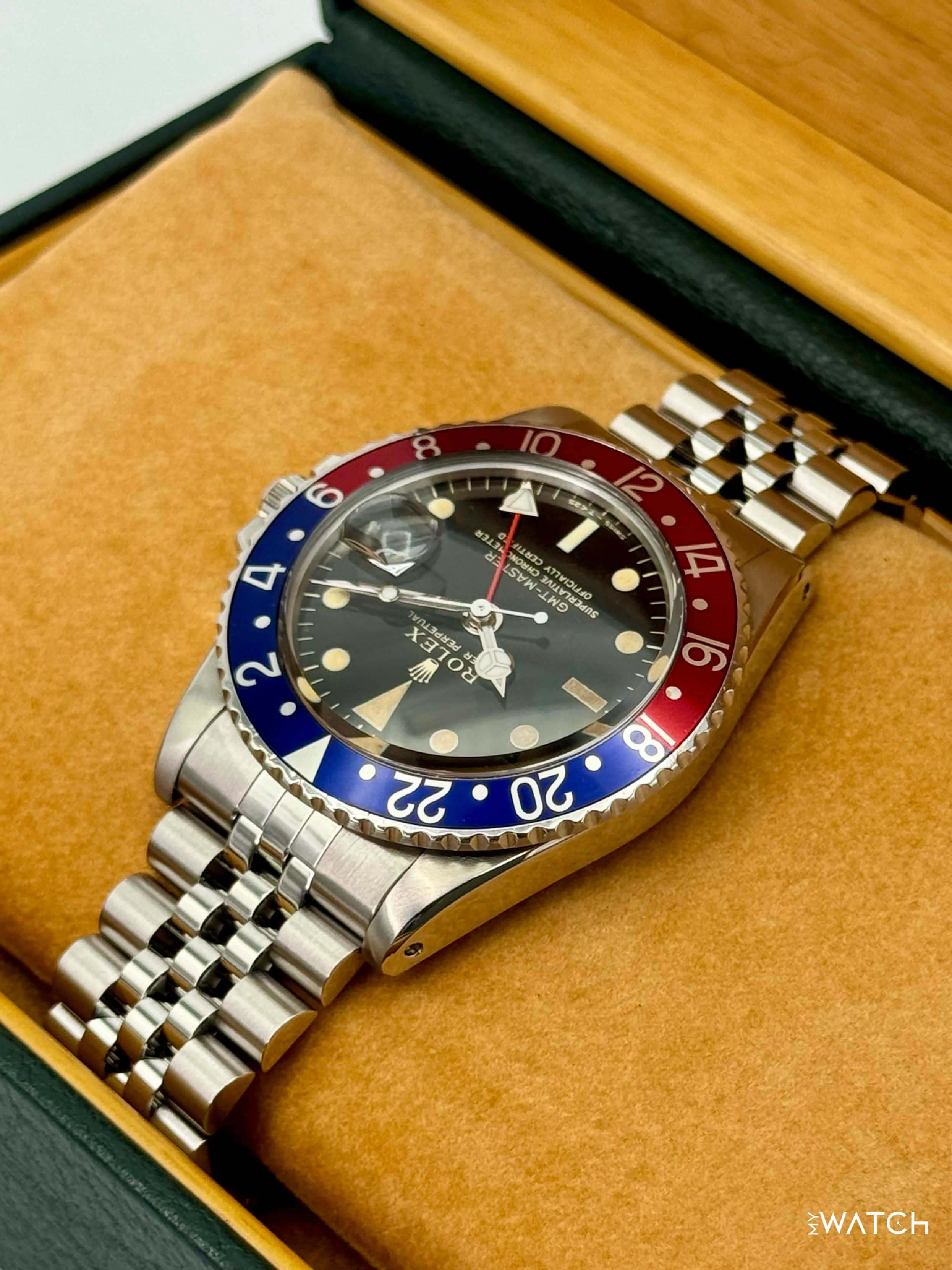 1966 Rolex GMT-Master "Pepsi" 40mm 1675 Stainless Steel Jubilee Black Dial (RSC Card) - Image 5