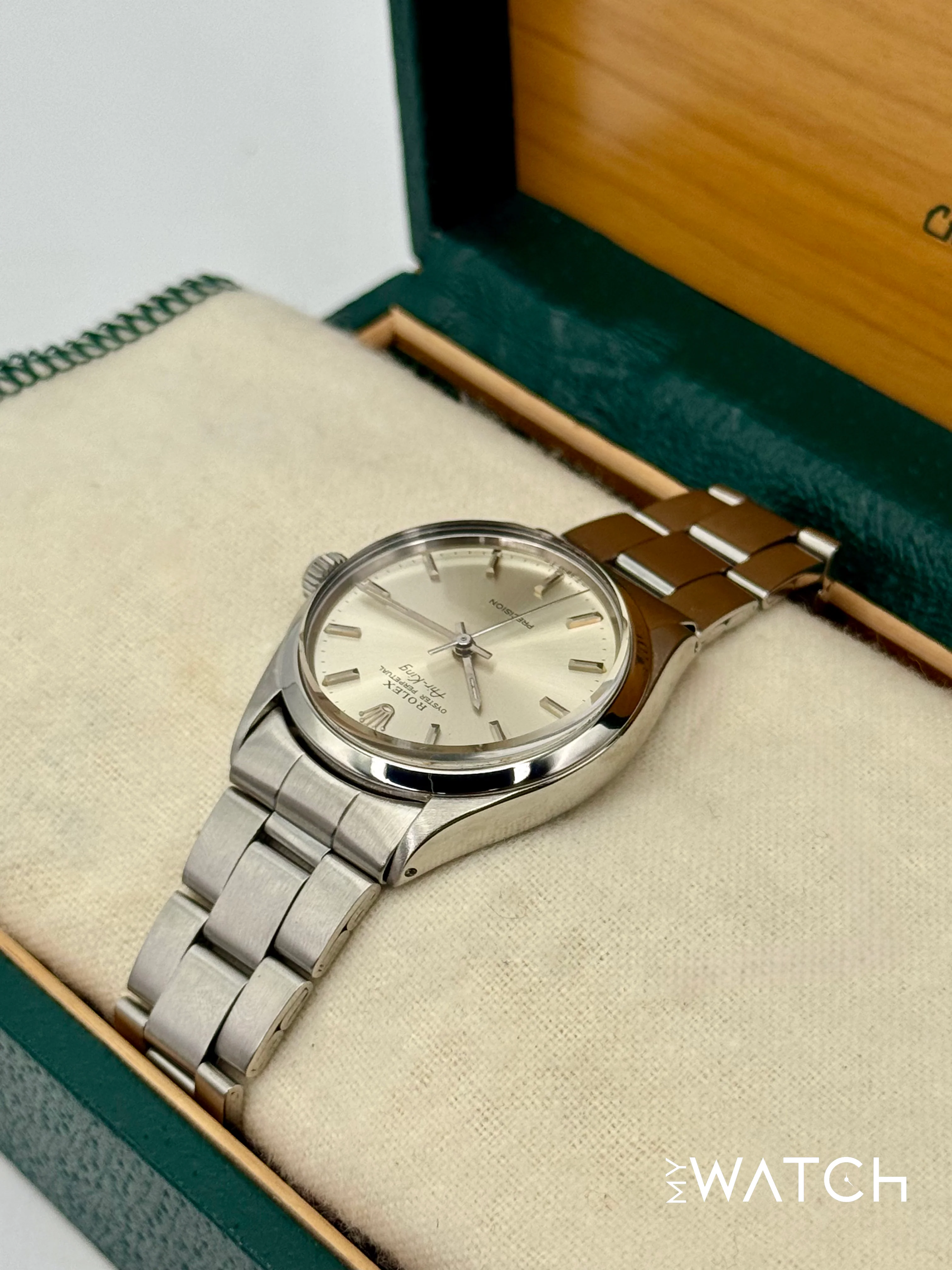 1973 Rolex Air-King 34mm 5500 Stainless Steel Oyster Silver Dial (Collectors Set) - Image 5