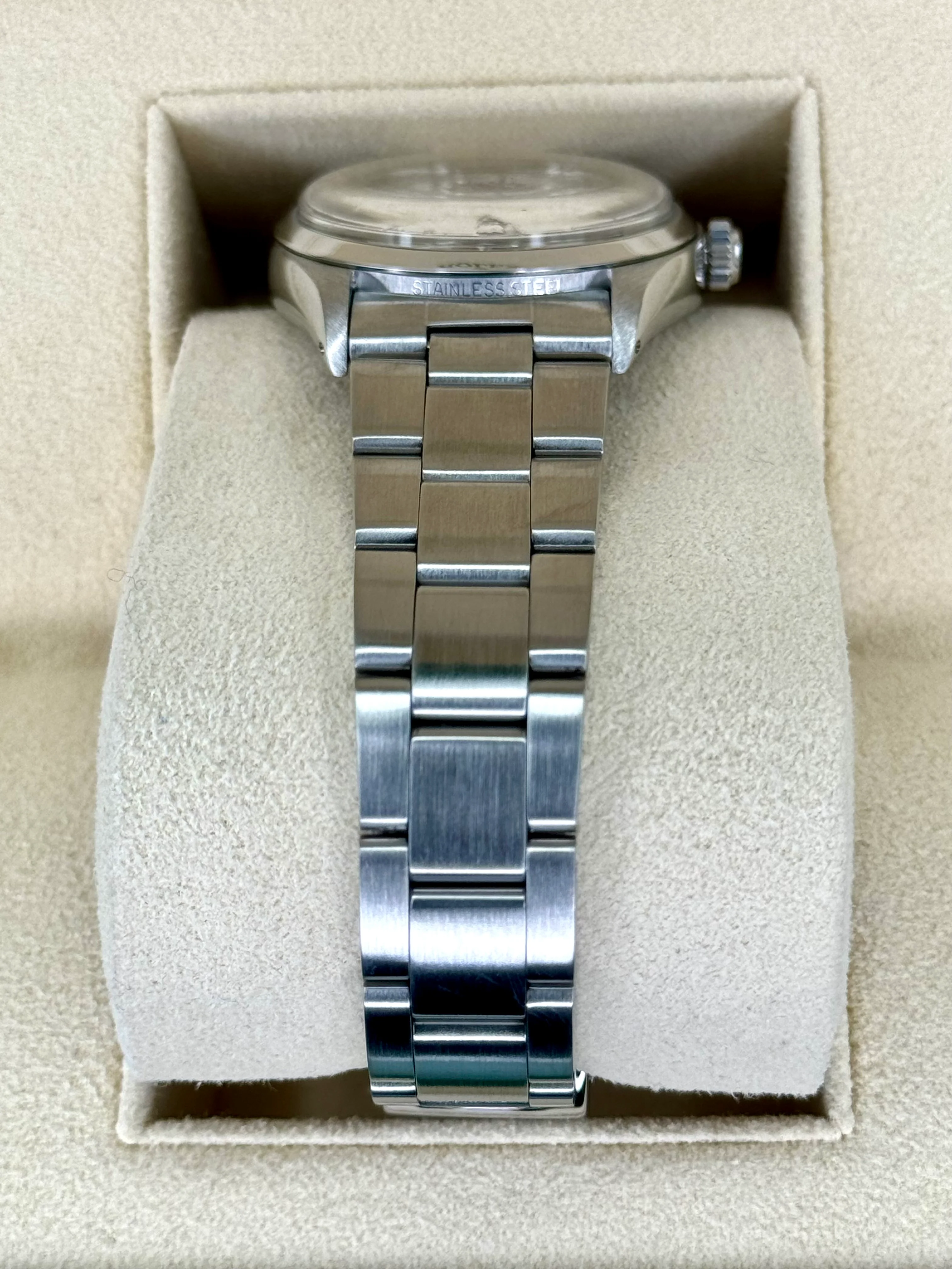 1978 Rolex Air-King 34mm 5500 Stainless Steel Oyster Silver Dial - Image 3