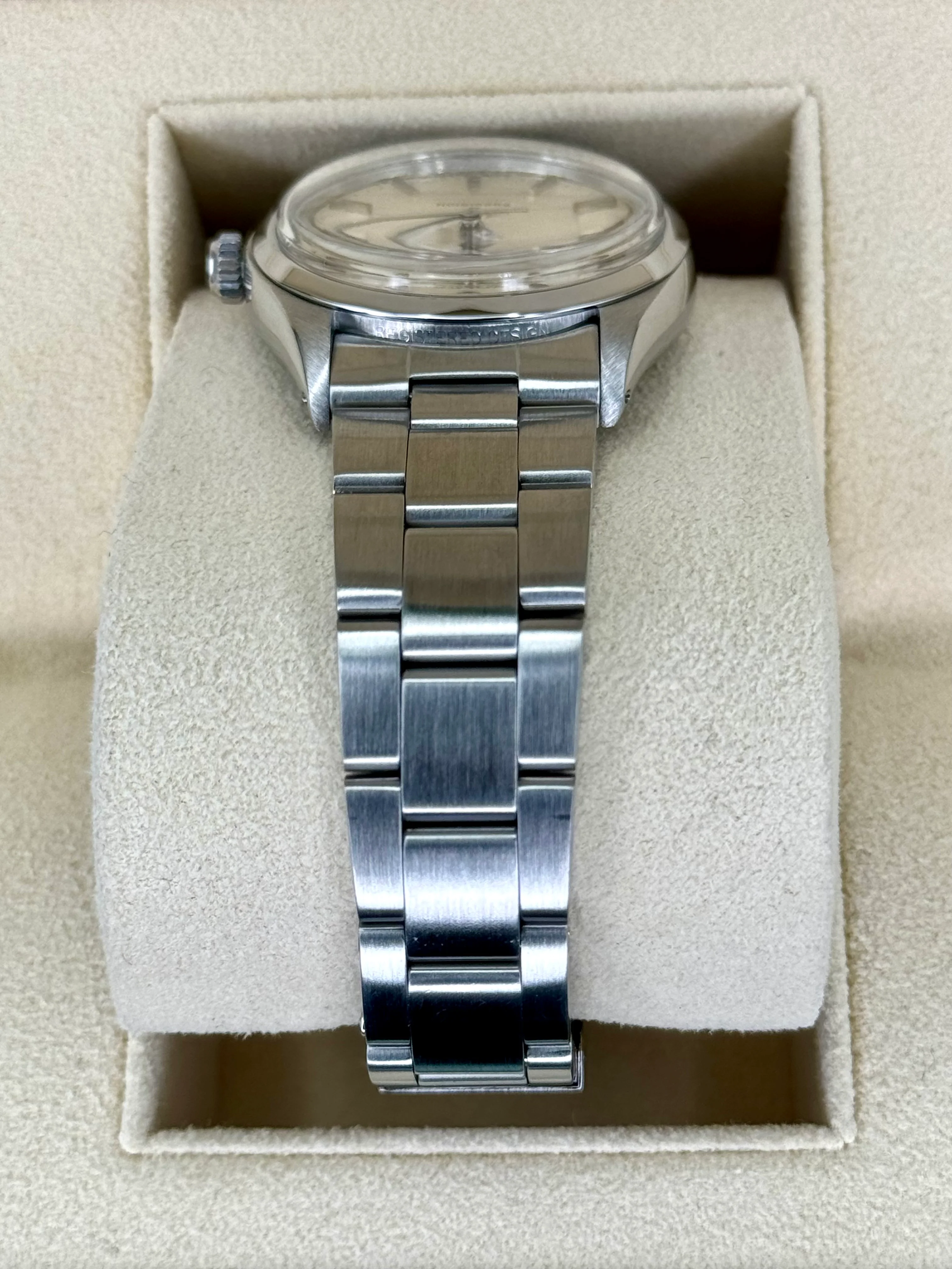 1978 Rolex Air-King 34mm 5500 Stainless Steel Oyster Silver Dial - Image 4