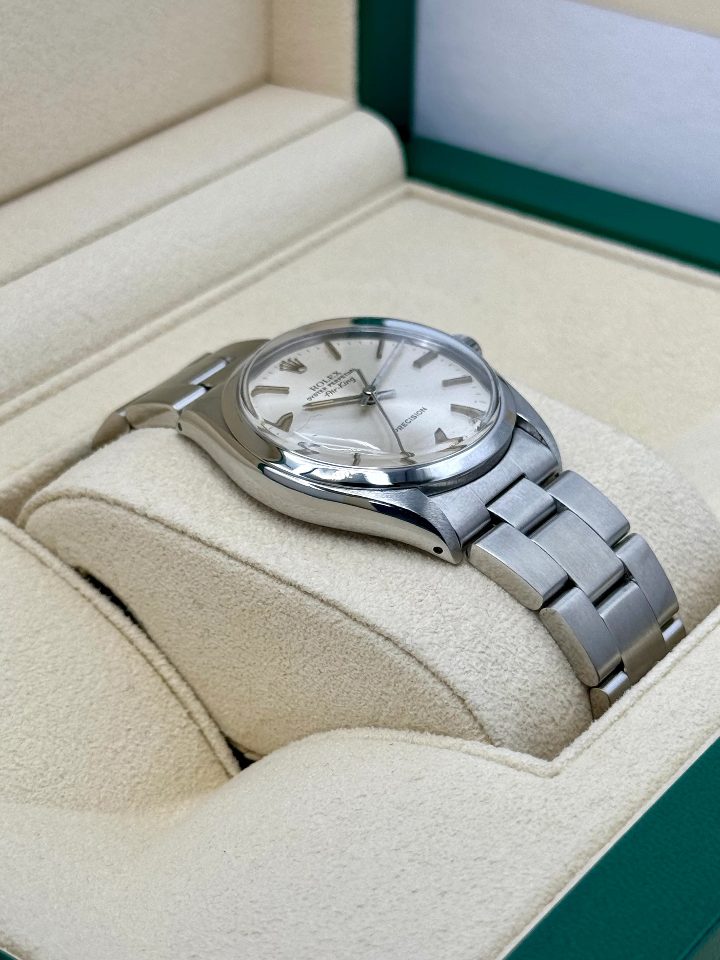 1978 Rolex Air-King 34mm 5500 Stainless Steel Oyster Silver Dial - Image 6