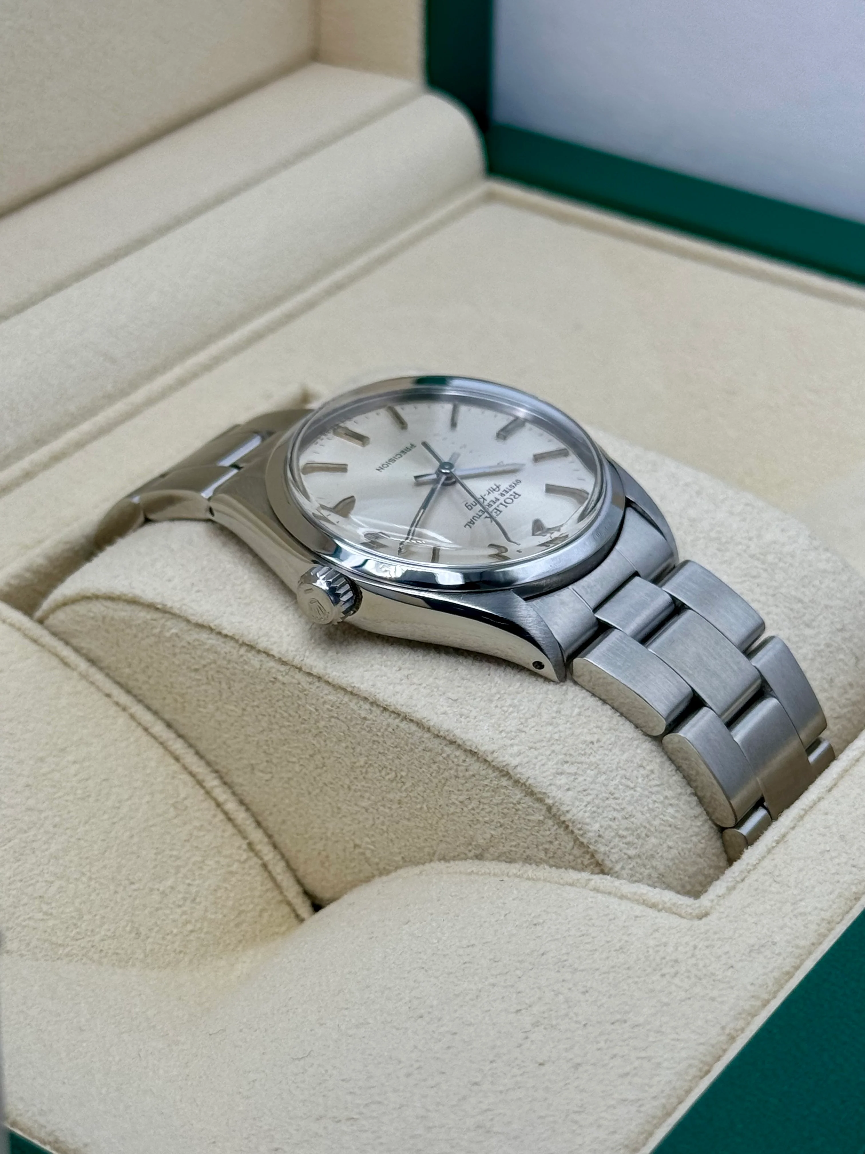 1978 Rolex Air-King 34mm 5500 Stainless Steel Oyster Silver Dial - Image 8