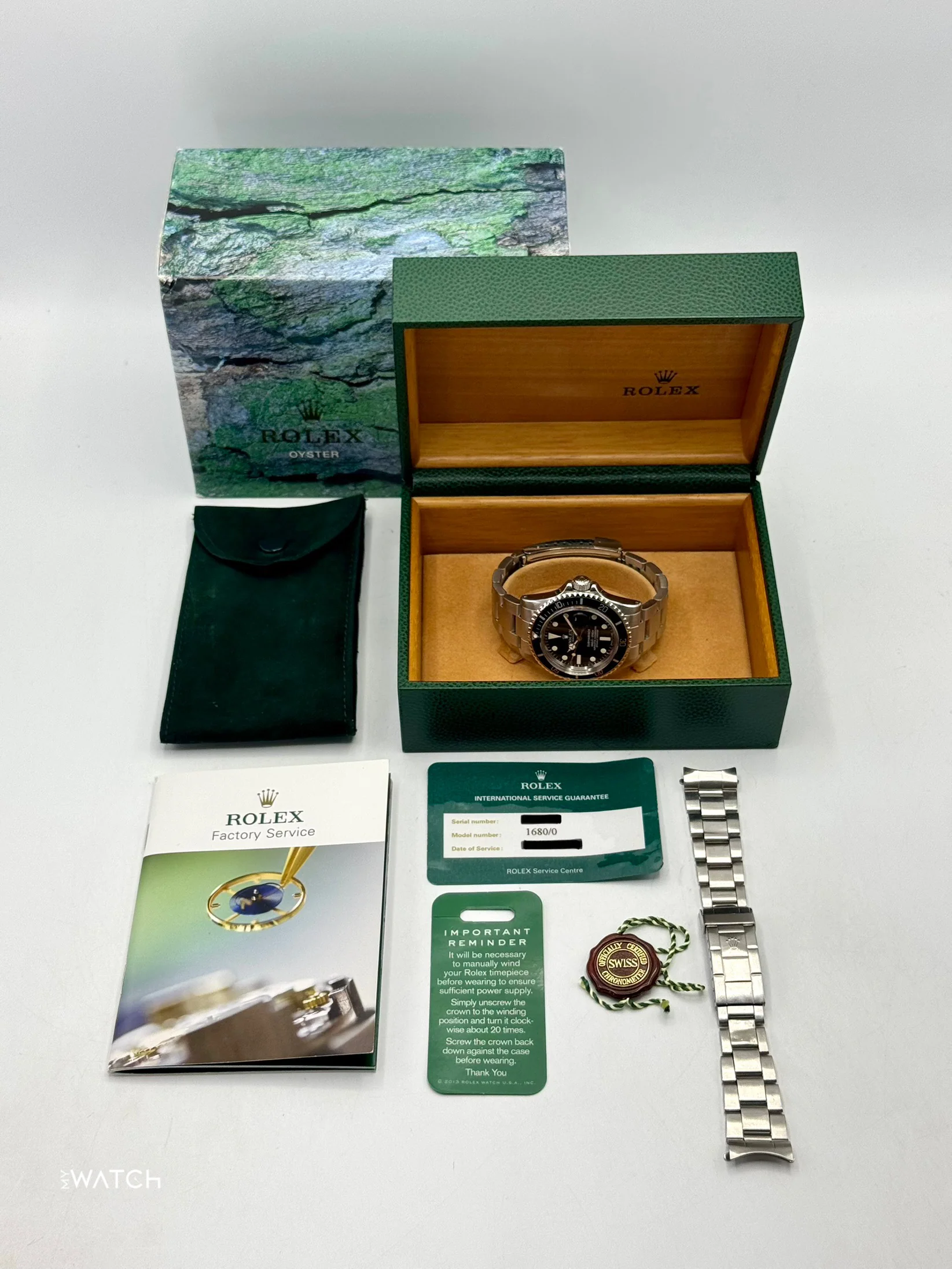 1978 Rolex Submariner Date 40mm 1680 Stainless Steel Black Dial VINTAGE - Image 8