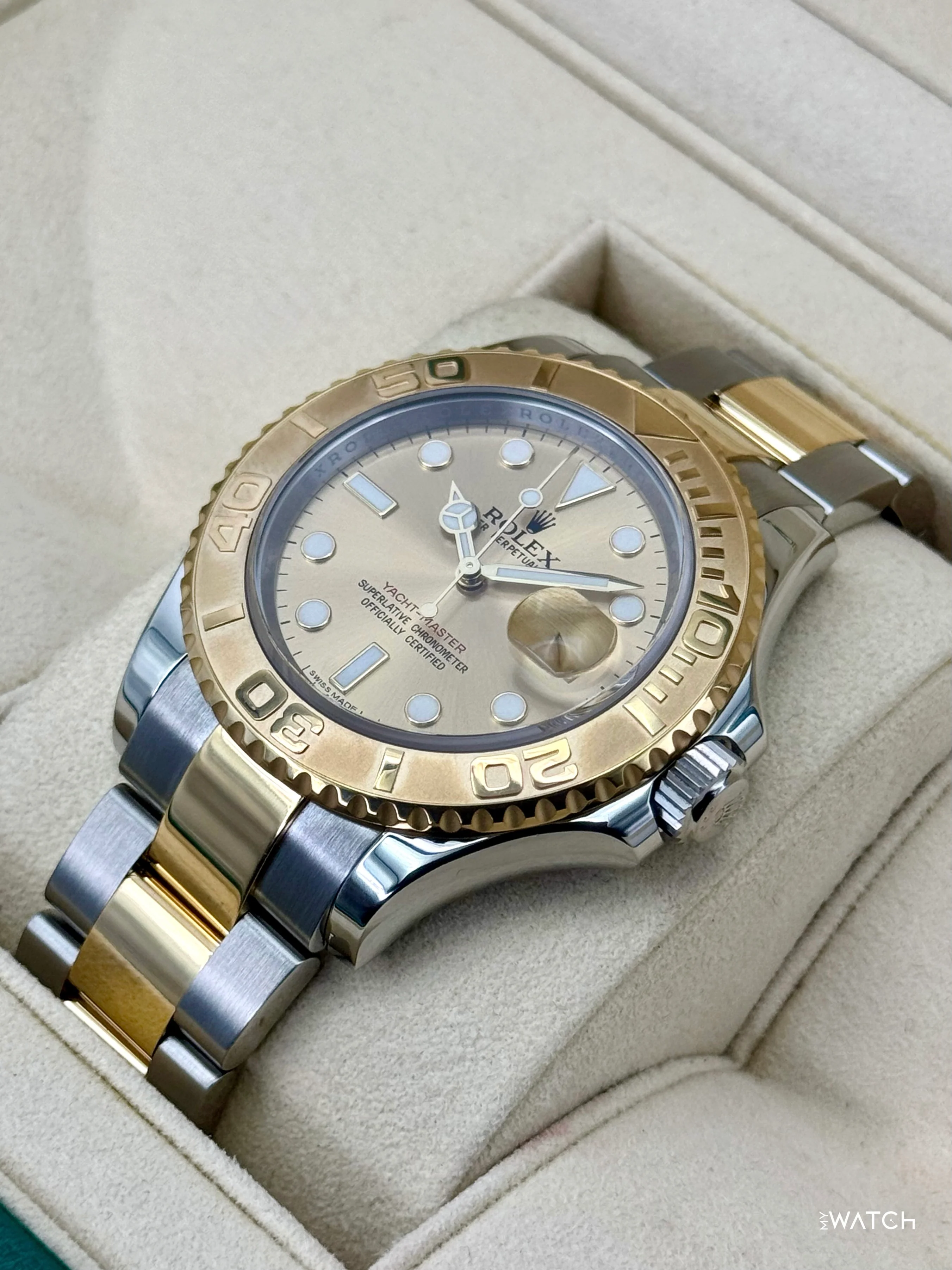 1981 Rolex Yacht-Master 40mm 16623 Two-Tone Champagne Dial - Image 5