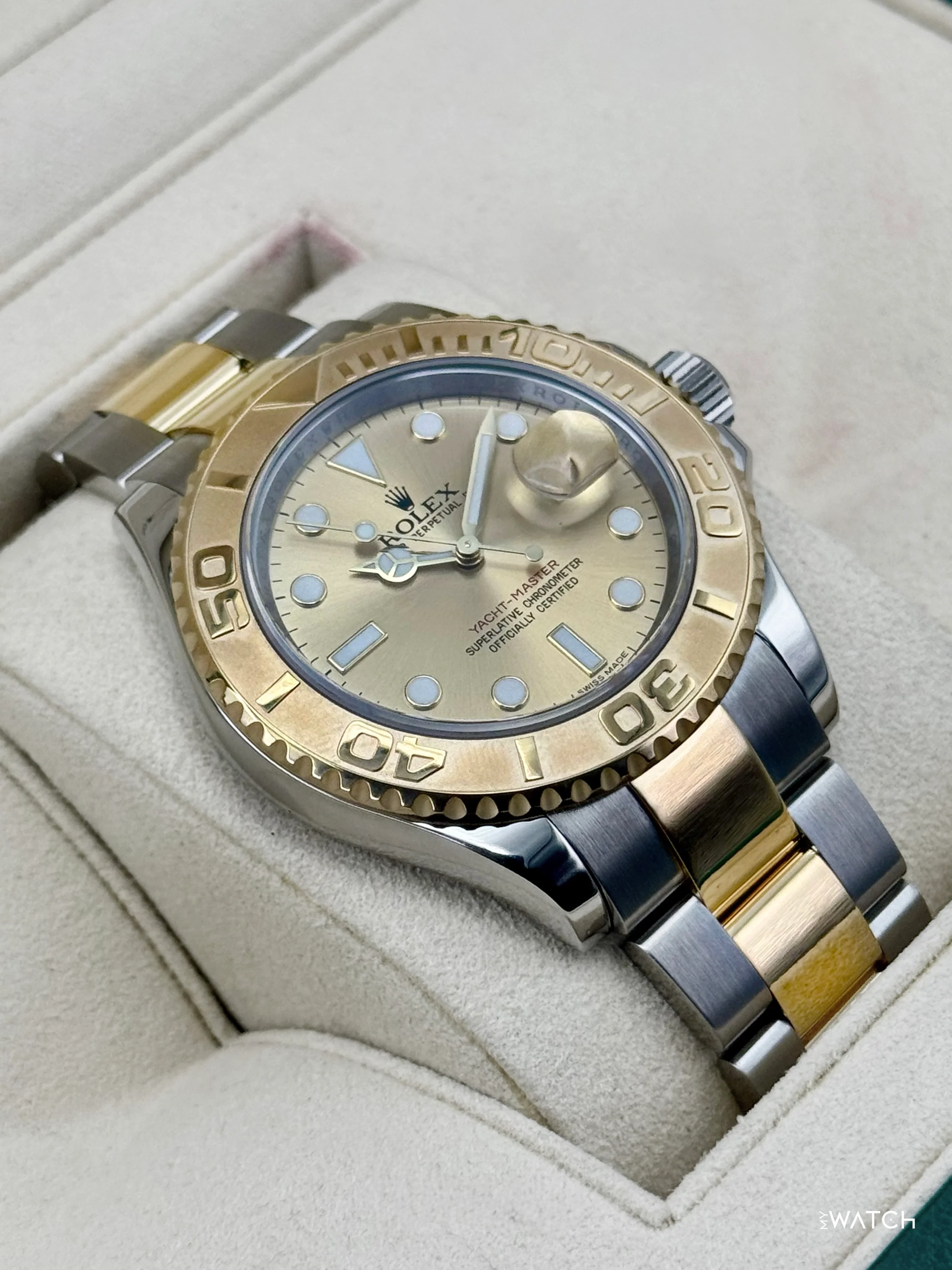 1981 Rolex Yacht-Master 40mm 16623 Two-Tone Champagne Dial - Image 6