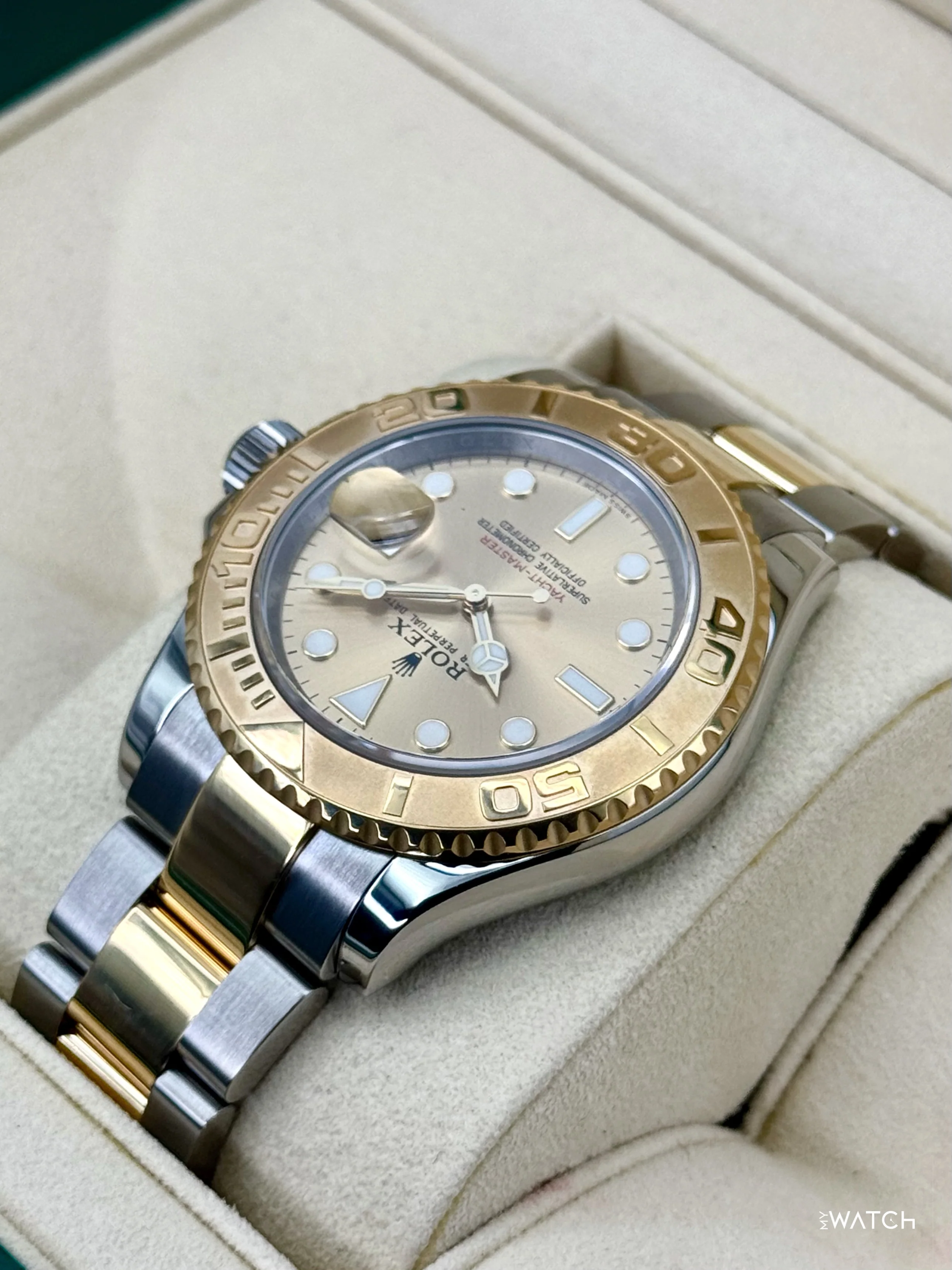 1981 Rolex Yacht-Master 40mm 16623 Two-Tone Champagne Dial - Image 7