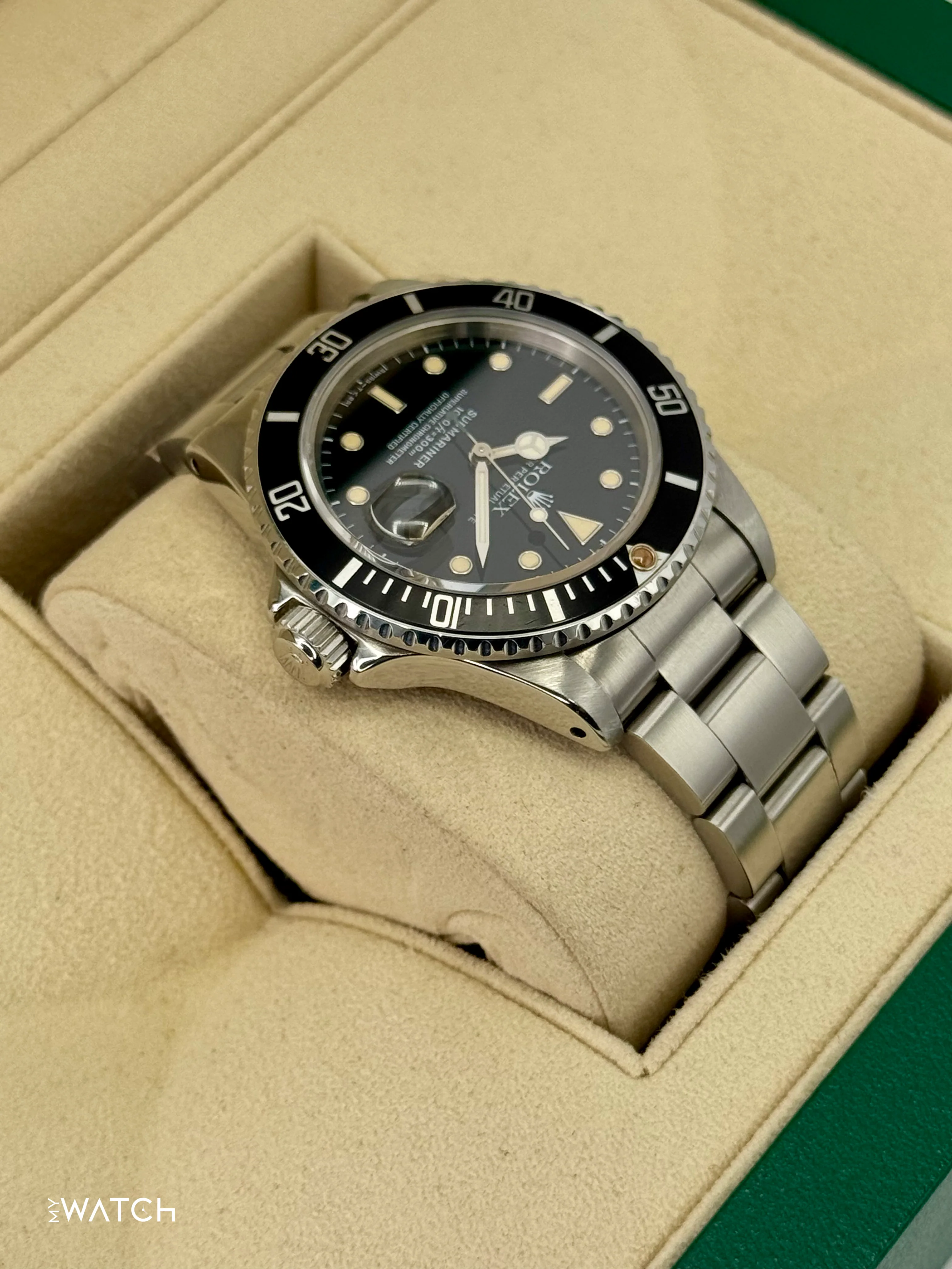 1982 Rolex Submariner 40mm 16800 Stainless Steel Black Dial - Image 6