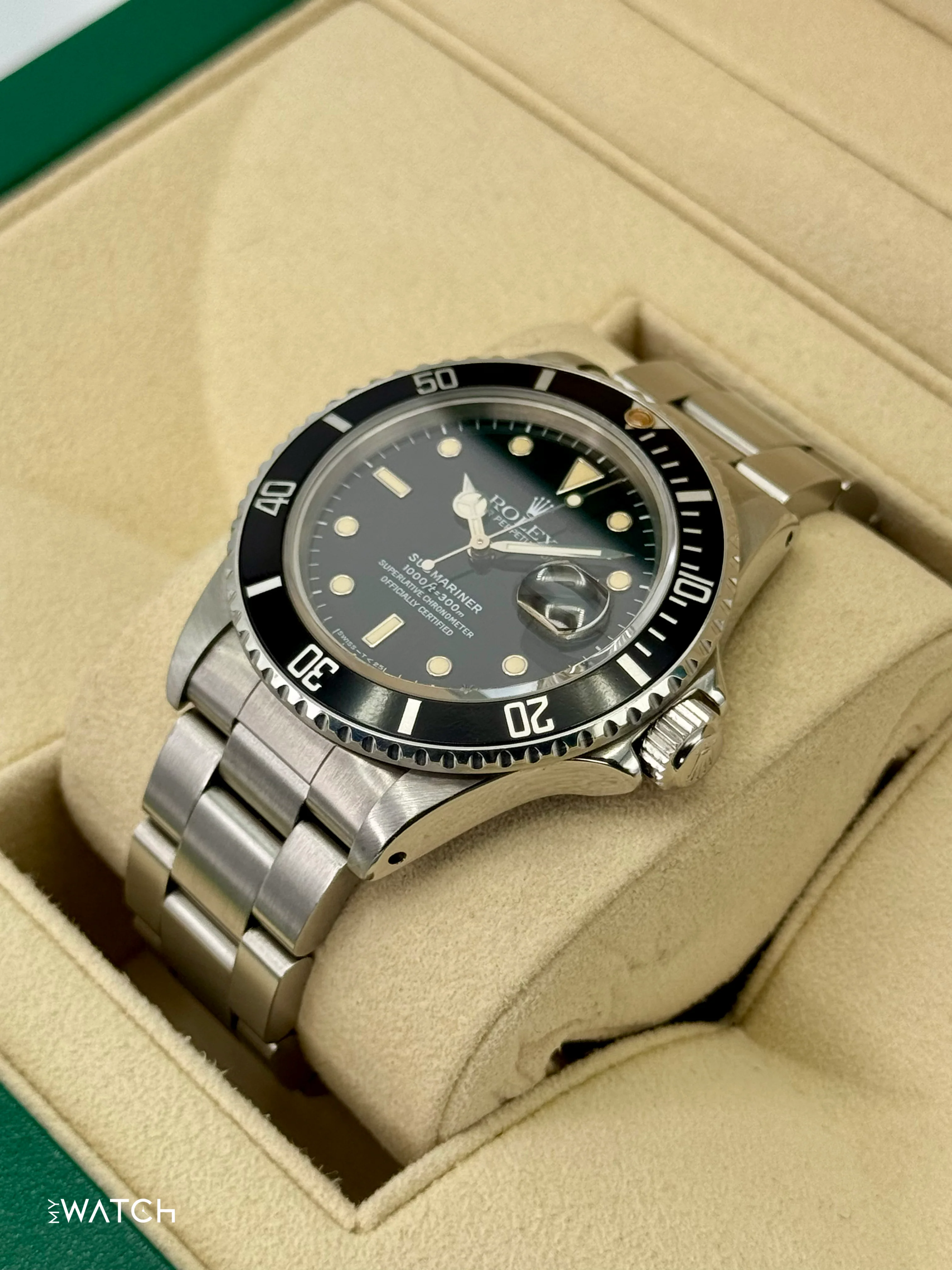 1982 Rolex Submariner 40mm 16800 Stainless Steel Black Dial - Image 7