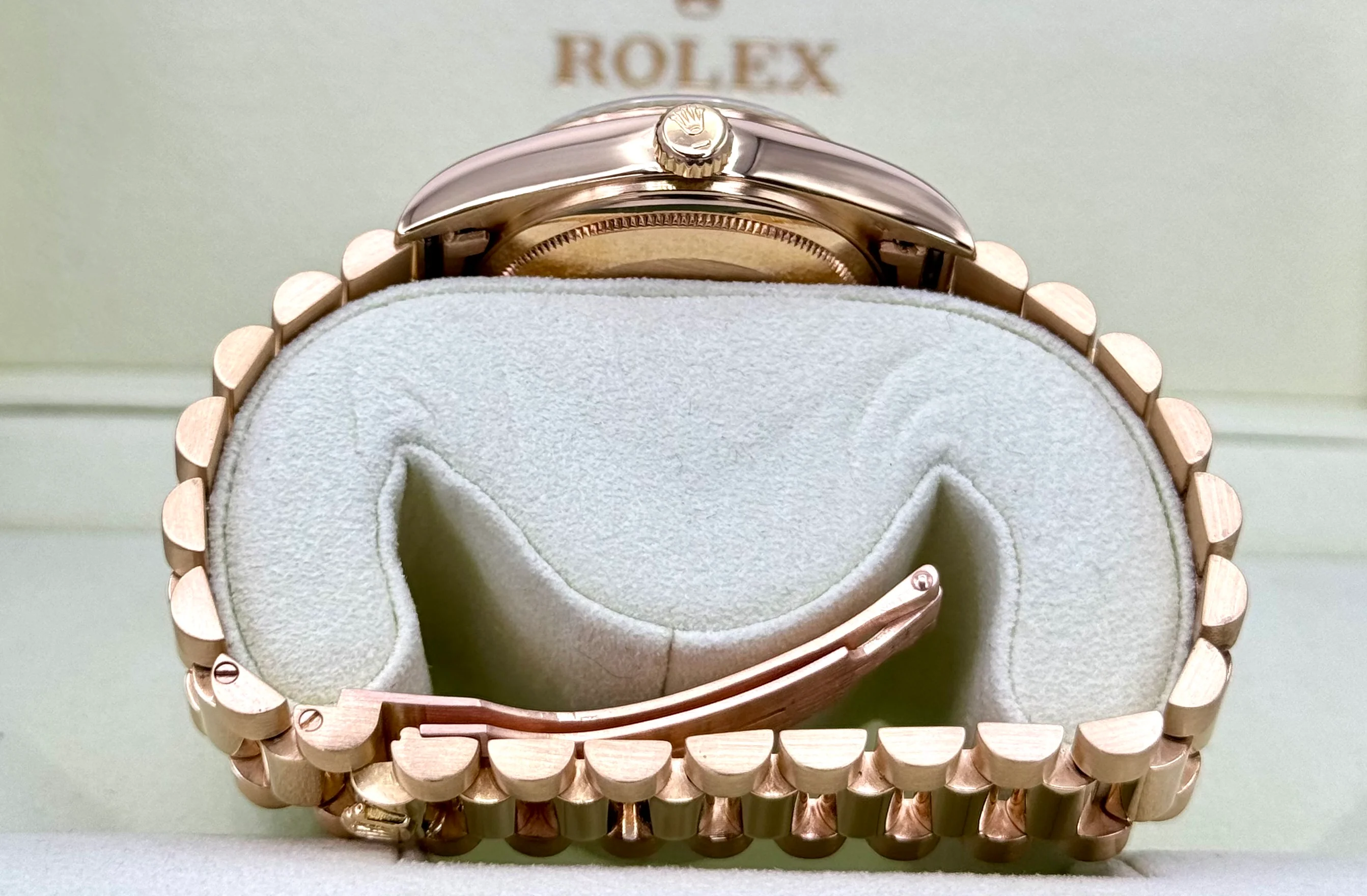1985 Rolex Day-Date 36mm 18038 Presidential Champagne Dial - Image 9