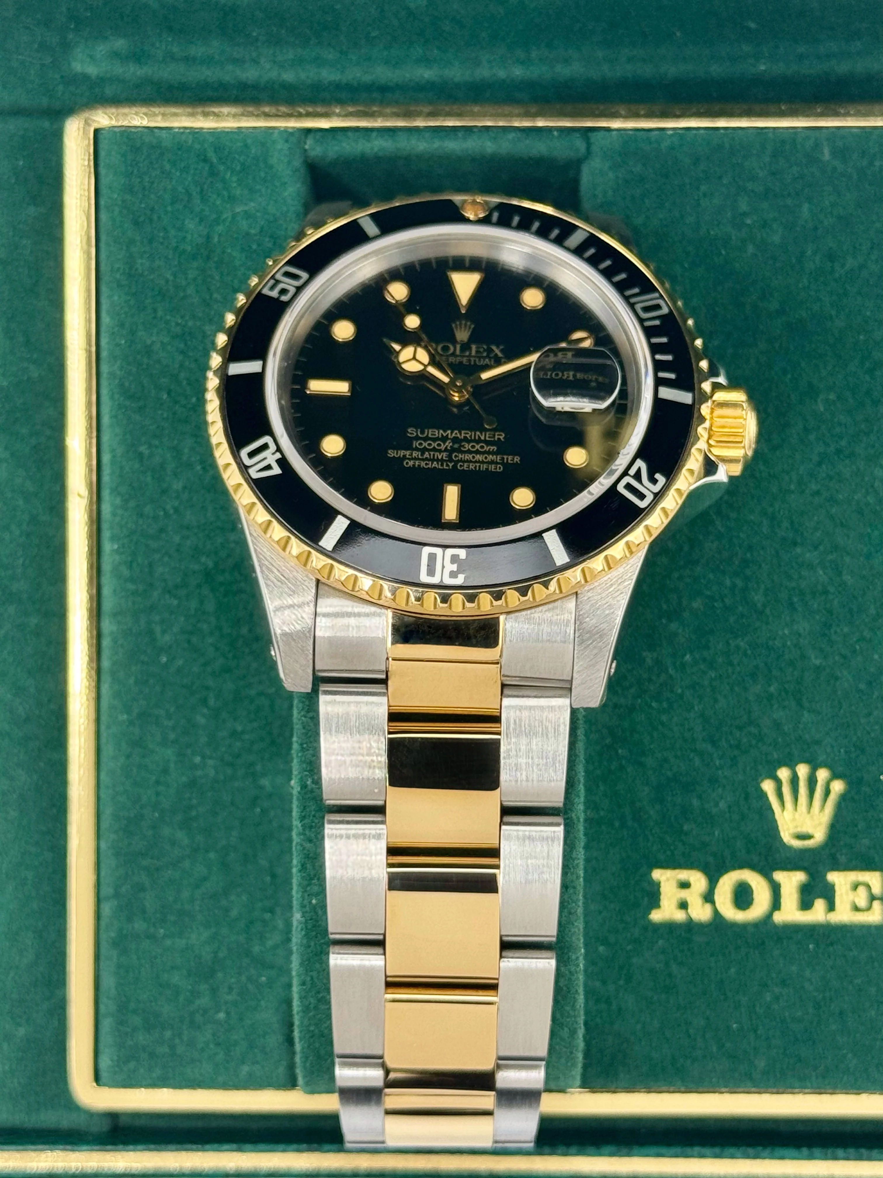 1984 Rolex Submariner 40mm 16803 Two-Tone Black Dial - Image 3