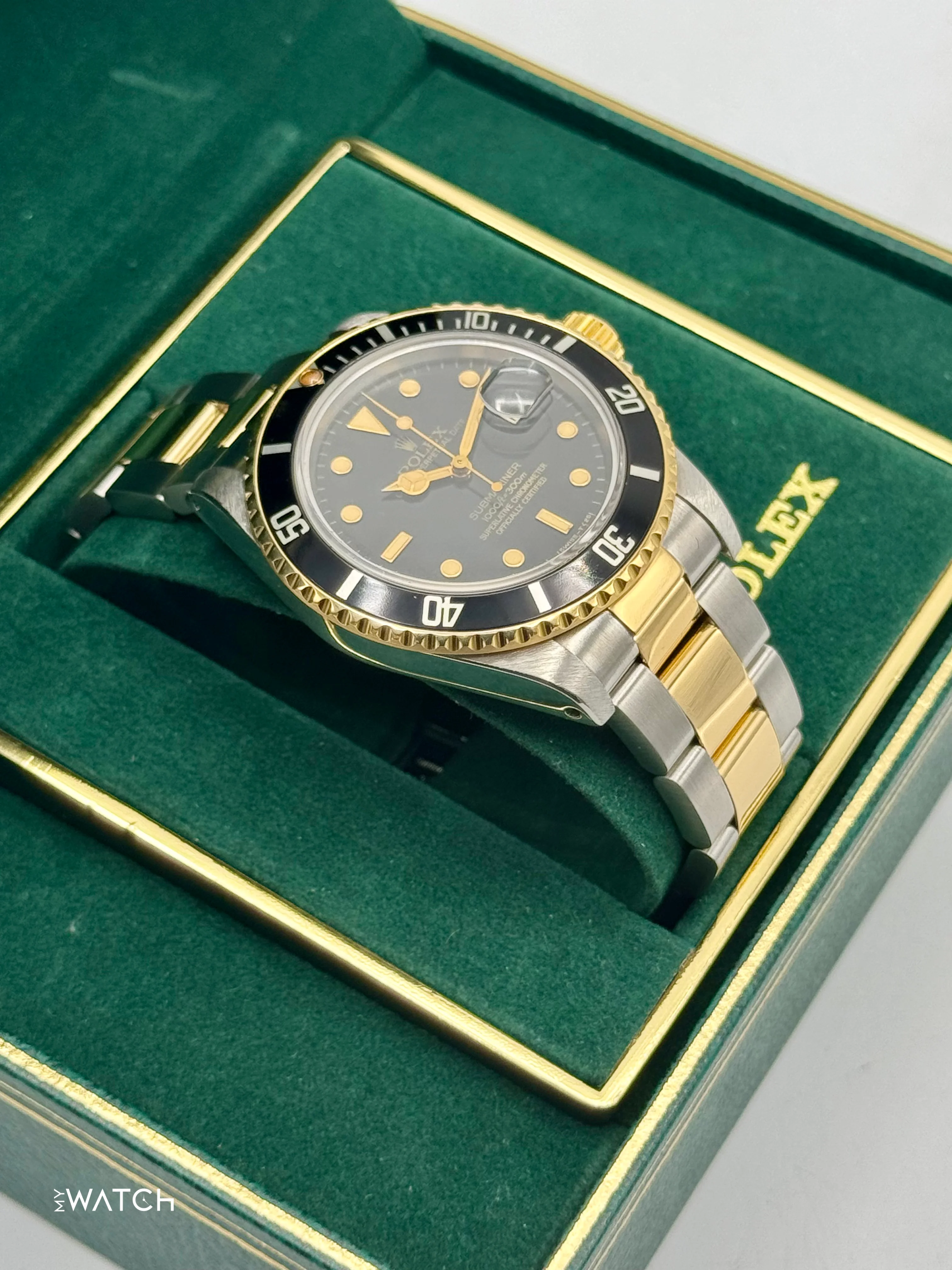 1984 Rolex Submariner 40mm 16803 Two-Tone Black Dial - Image 6