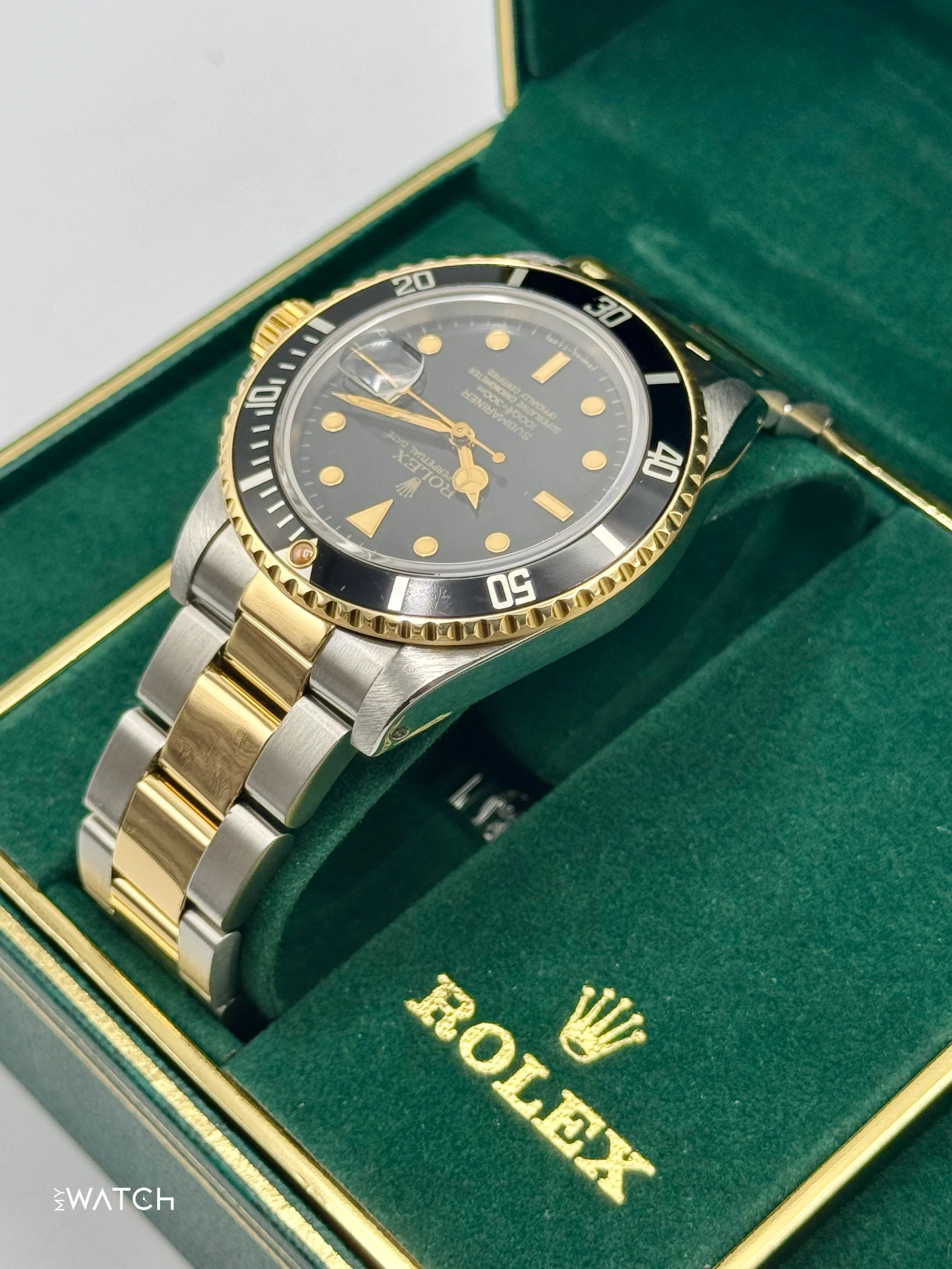 1984 Rolex Submariner 40mm 16803 Two-Tone Black Dial - Image 7