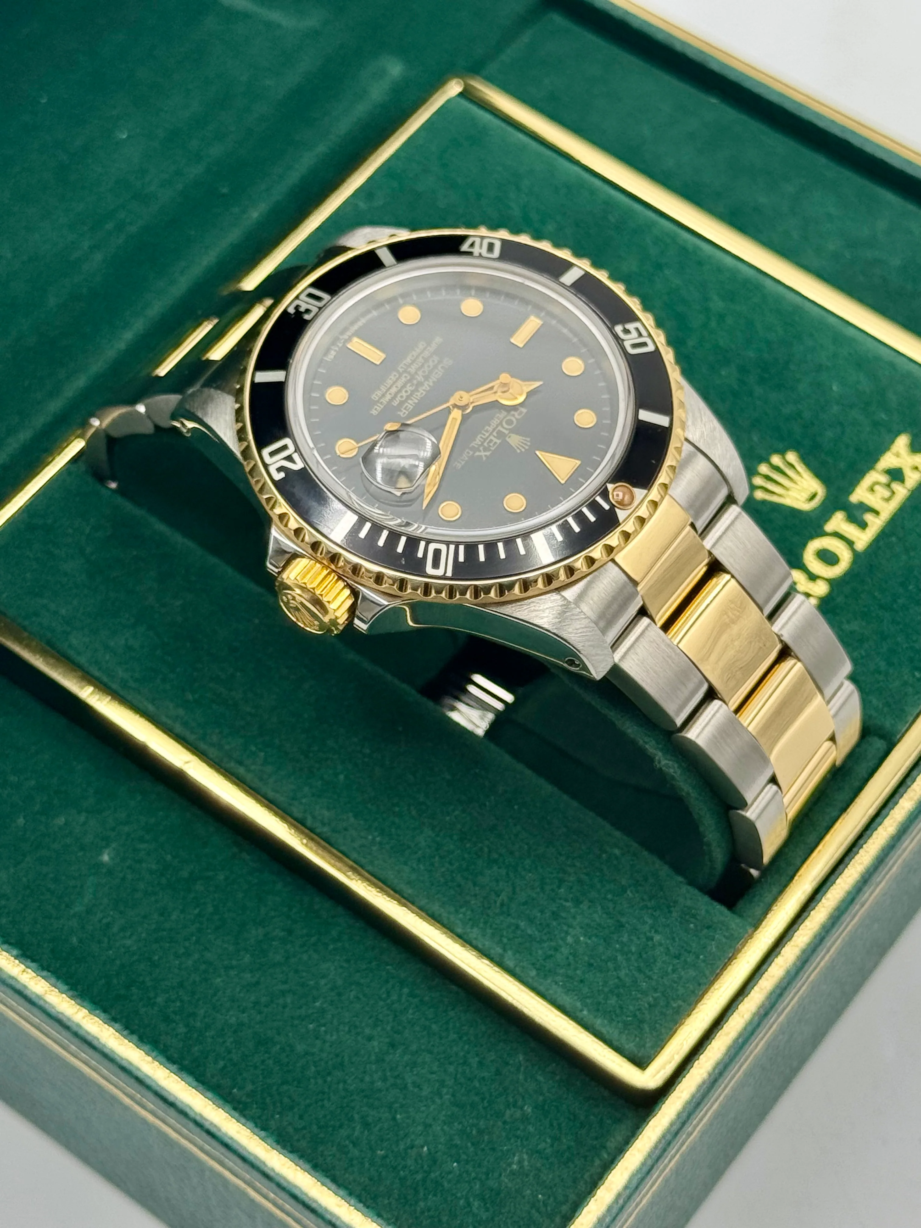 1984 Rolex Submariner 40mm 16803 Two-Tone Black Dial - Image 8