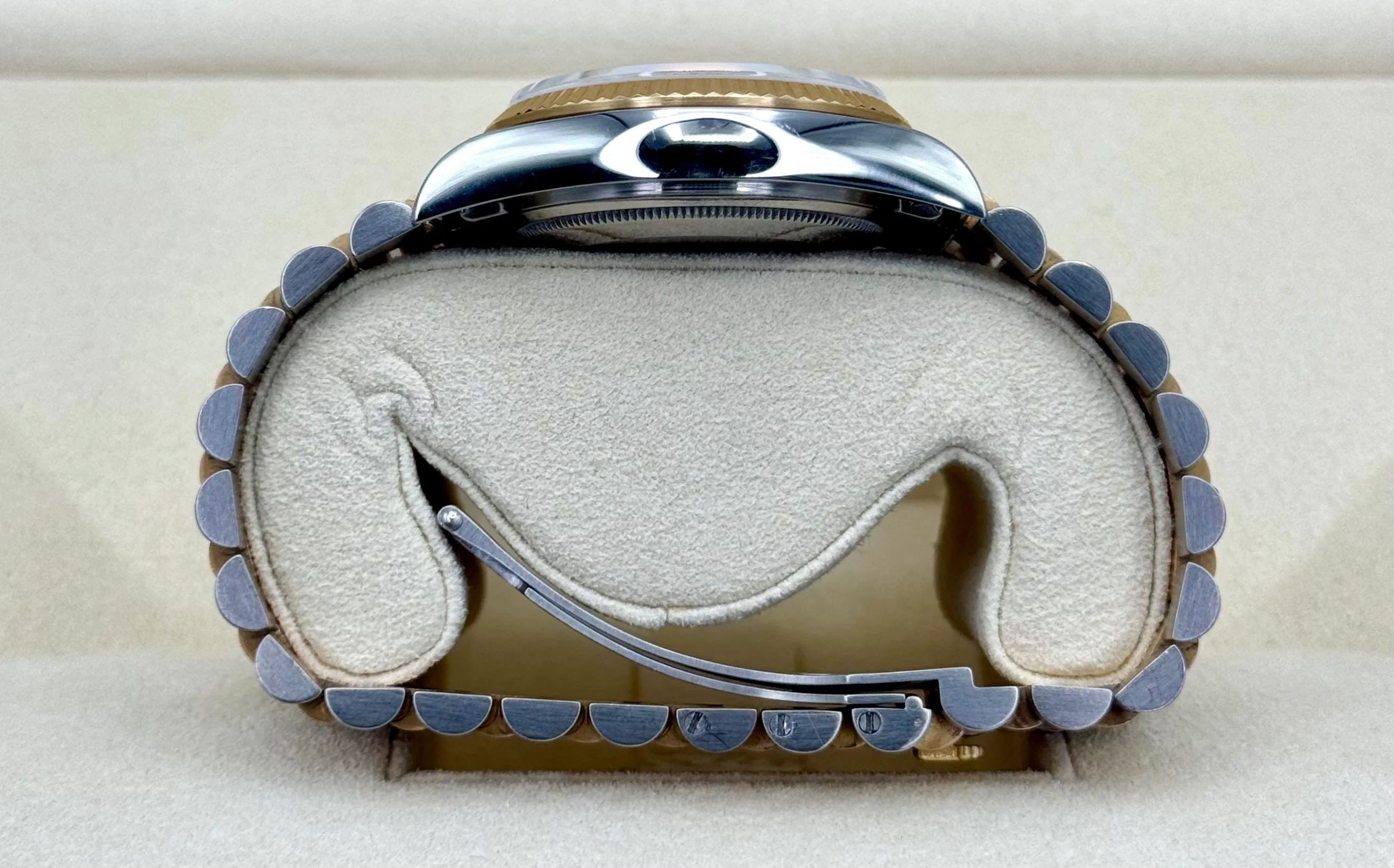 1985 Day-Date Rolex Tridor 36mm 18039B Jubilee Champagne Diamond Dial - Image 10