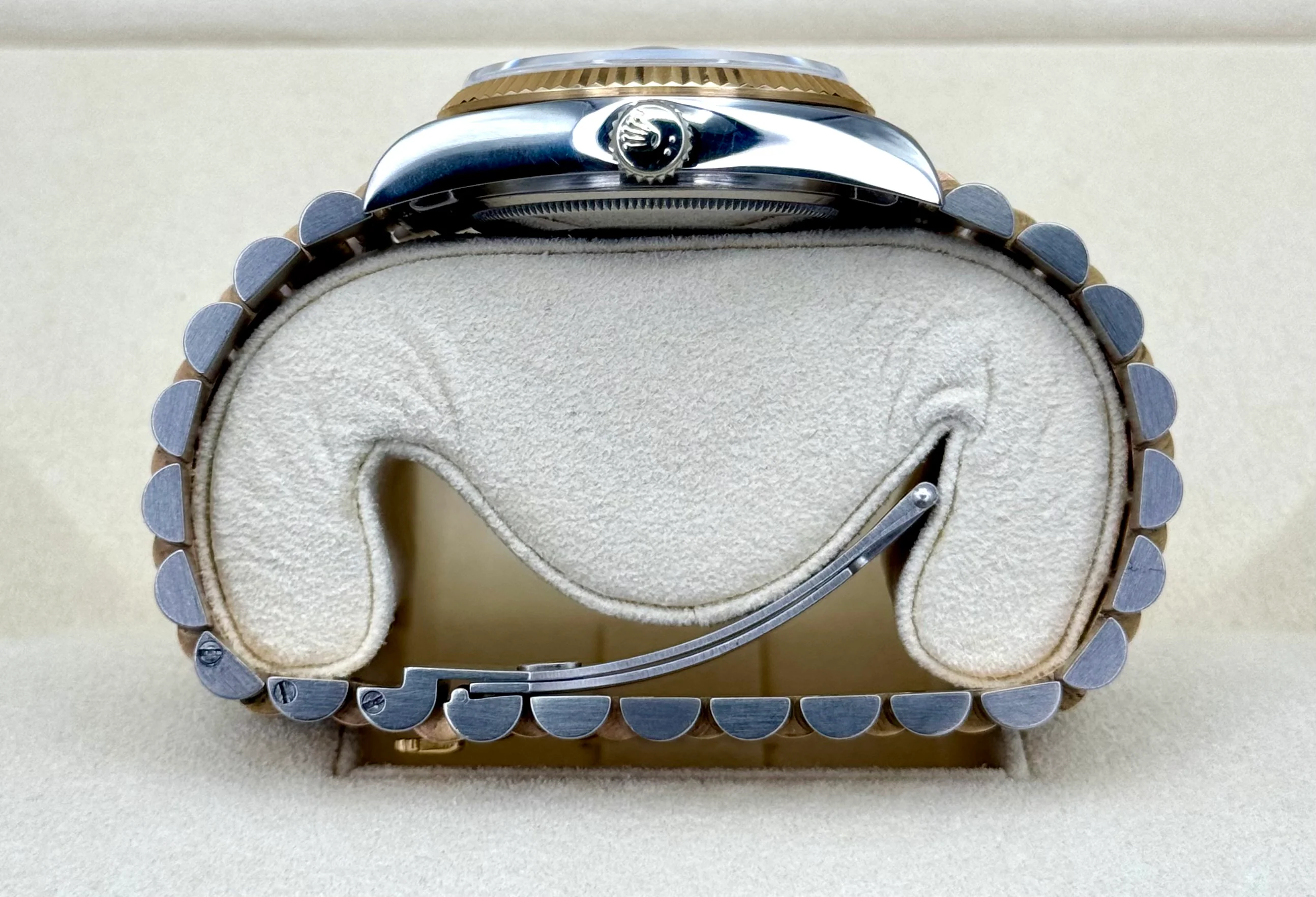 1985 Day-Date Rolex Tridor 36mm 18039B Jubilee Champagne Diamond Dial - Image 9