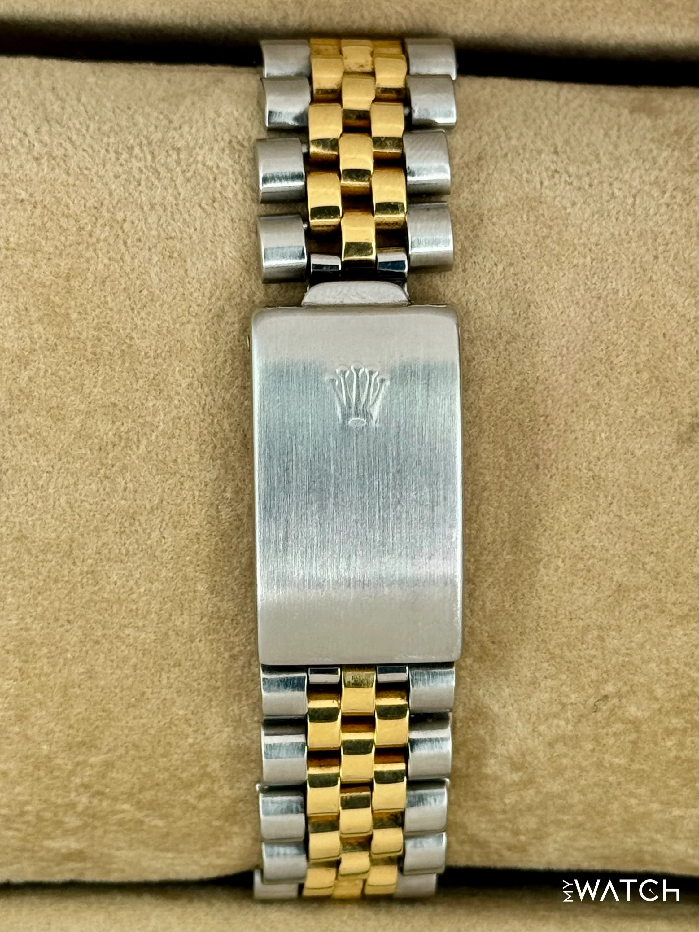 1985 Rolex Datejust 36mm 16013 Two-Tone Jubilee Blue Roman Numeral Dial - Image 2