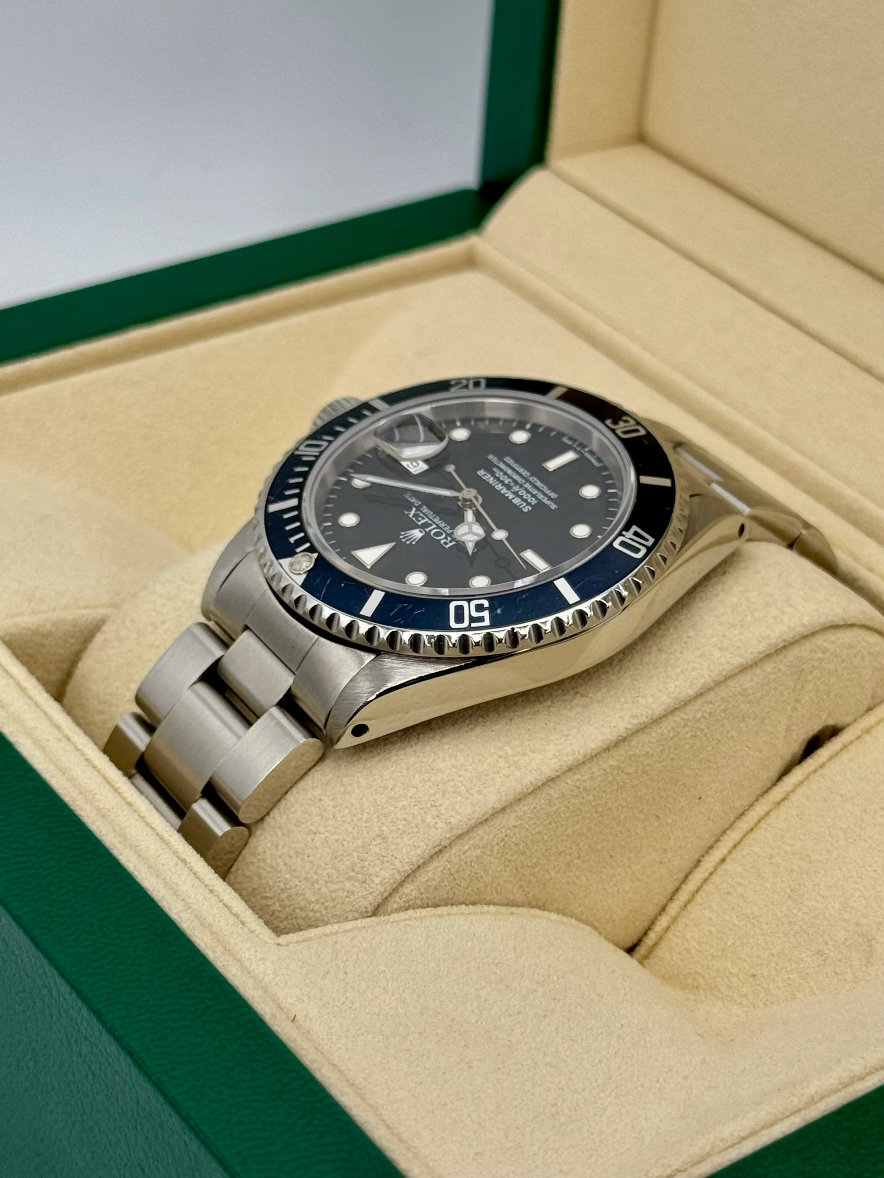 1985 Rolex Submariner 40mm 16800 Stainless Steel Ghost Bezel Black Dial - Image 6