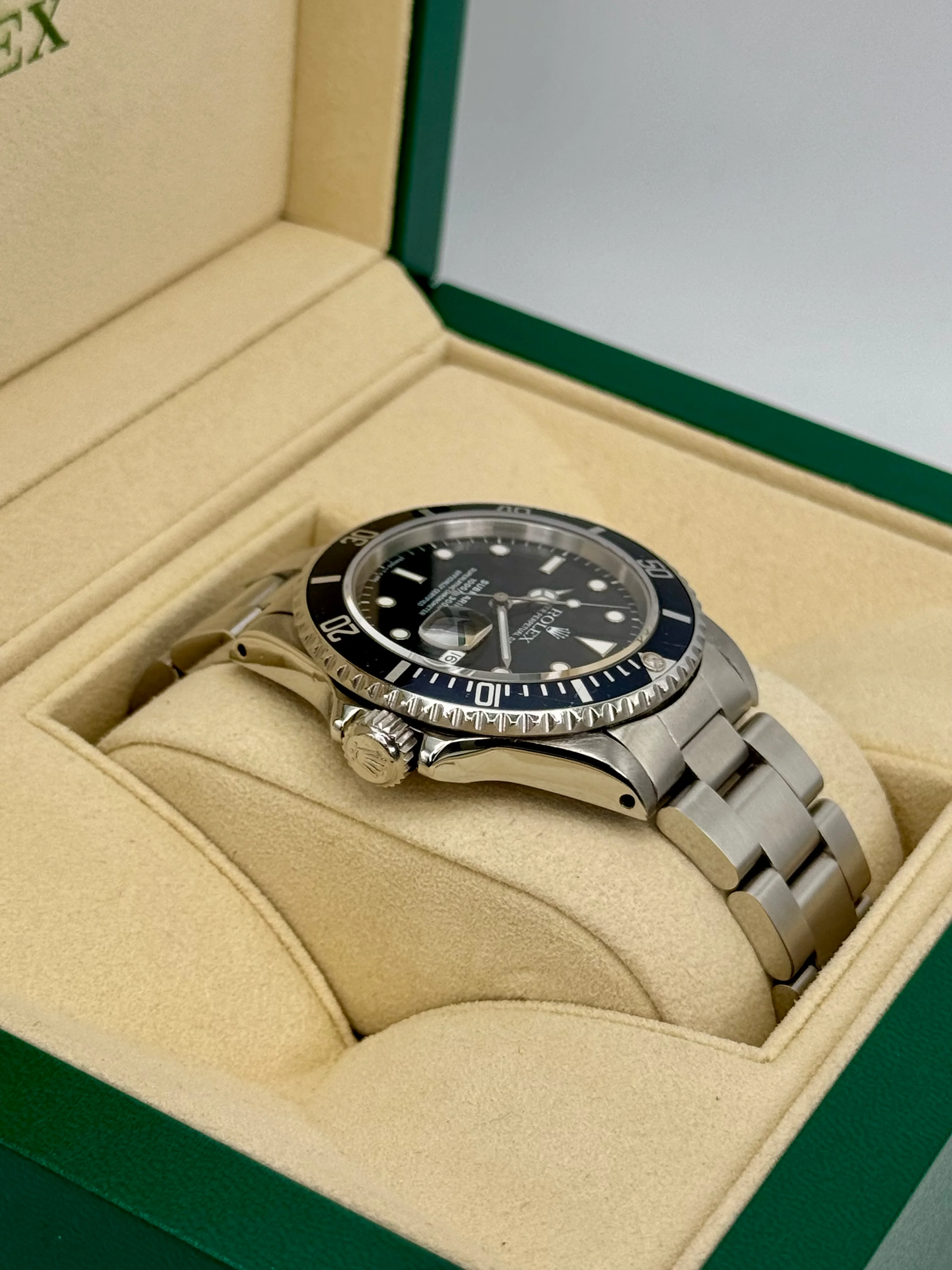 1985 Rolex Submariner 40mm 16800 Stainless Steel Ghost Bezel Black Dial - Image 7