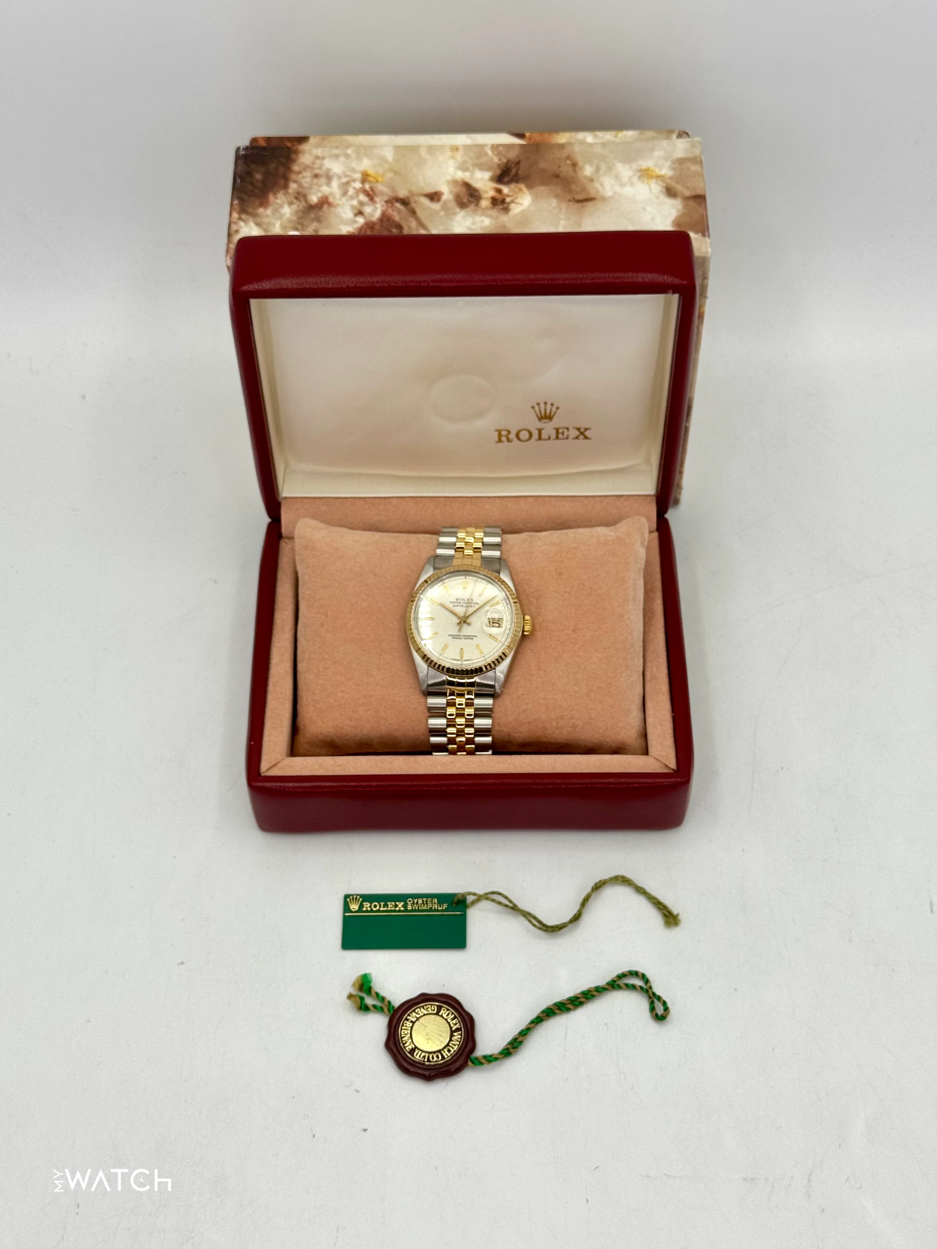 1987 Rolex Datejust 36mm 16013 Two-Tone Jubilee Ivory Anniversary Dial - Image 10