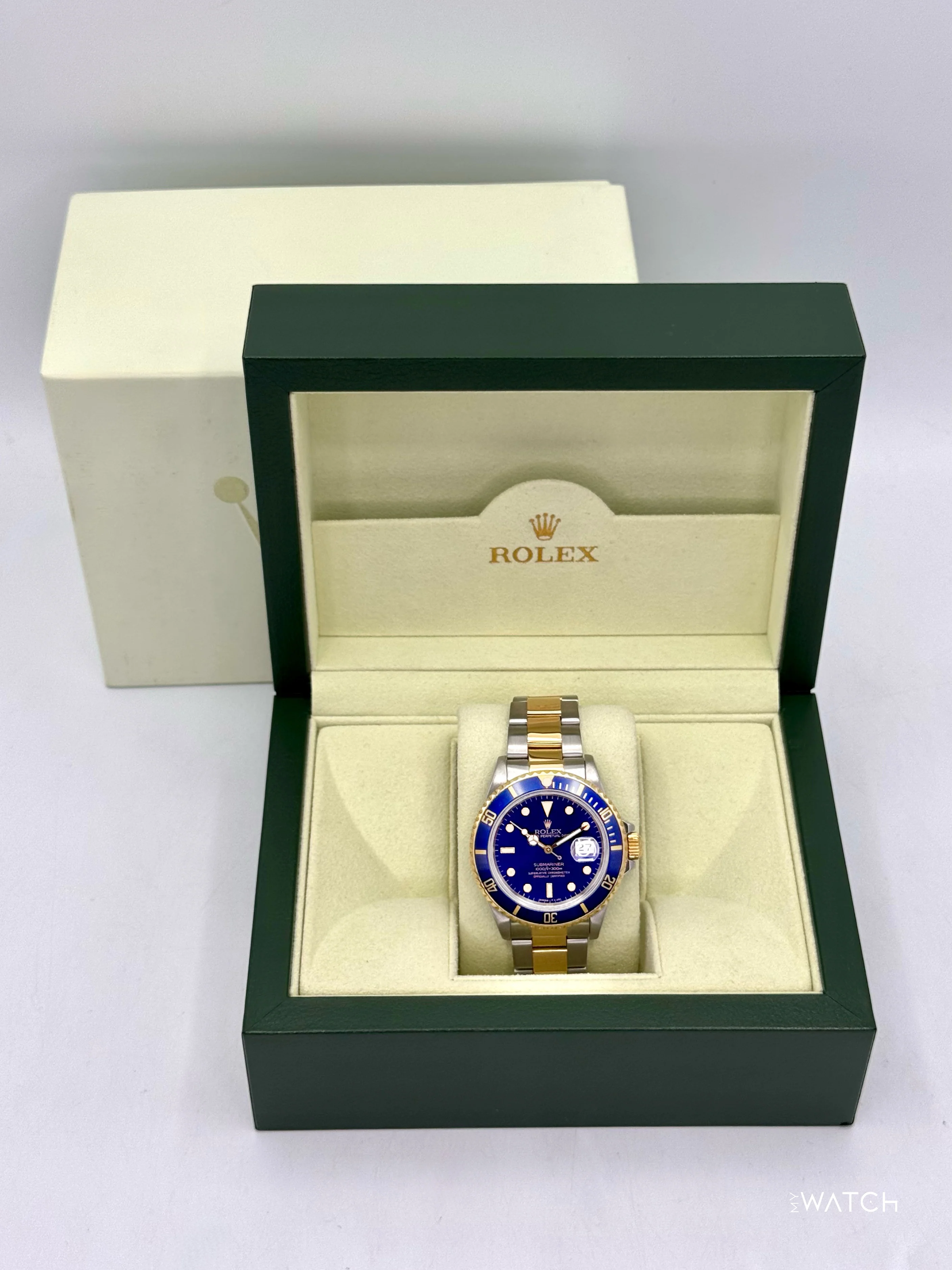 1987 Rolex Submariner 40mm 16803 Two-Tone Blue/Purple Dial - Image 10