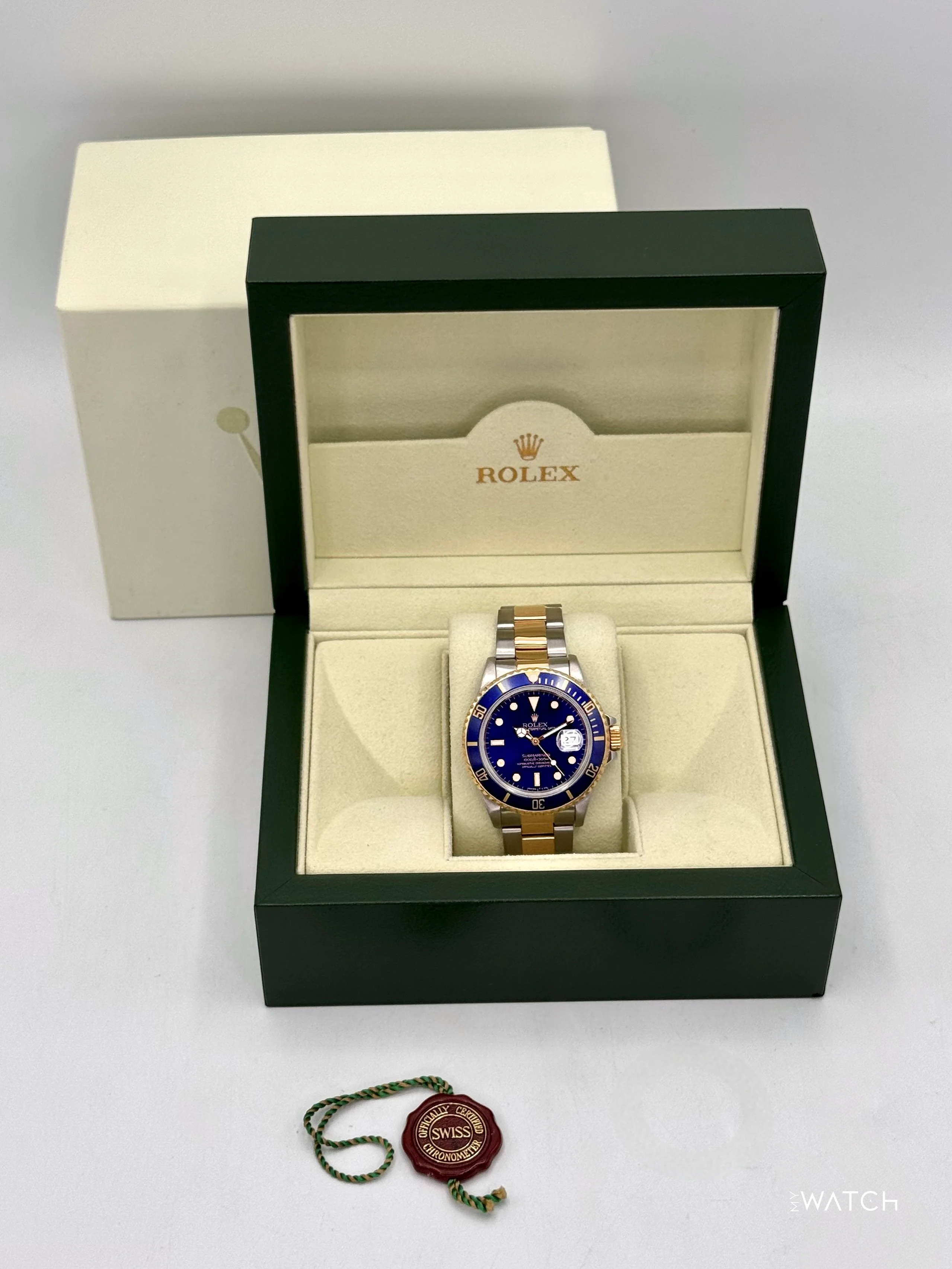 1987 Rolex Submariner 40mm 16803 Two-Tone Blue/Purple Dial - Image 11