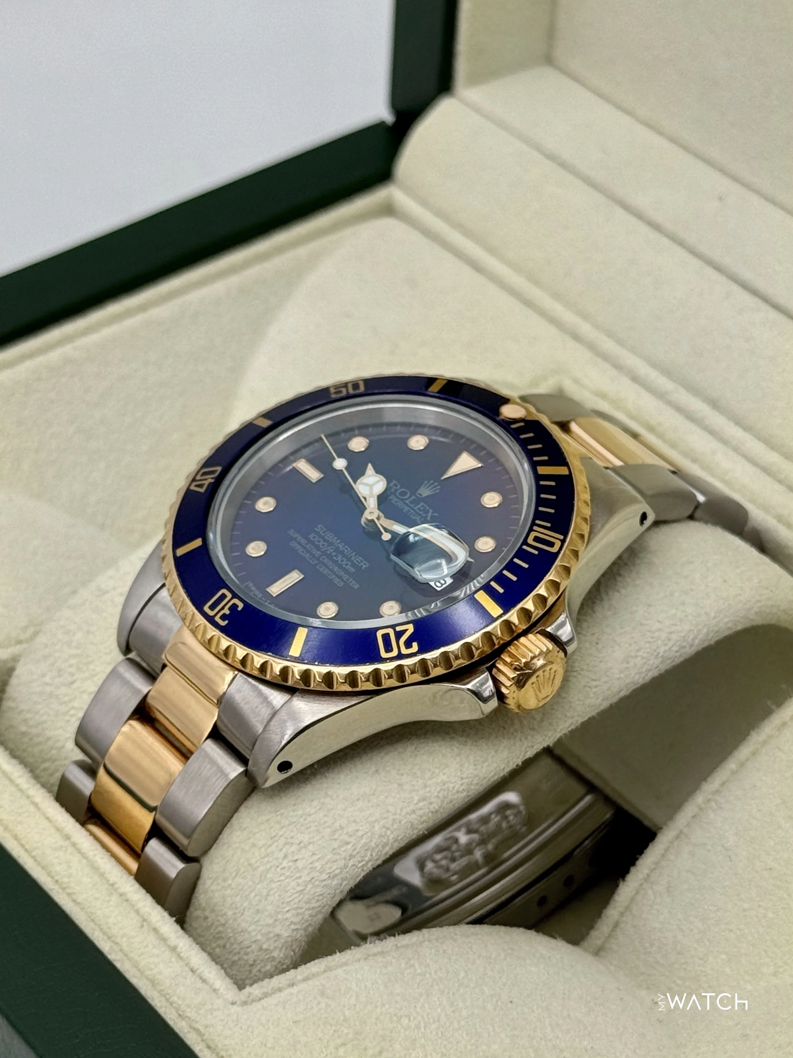 1987 Rolex Submariner 40mm 16803 Two-Tone Blue/Purple Dial - Image 5