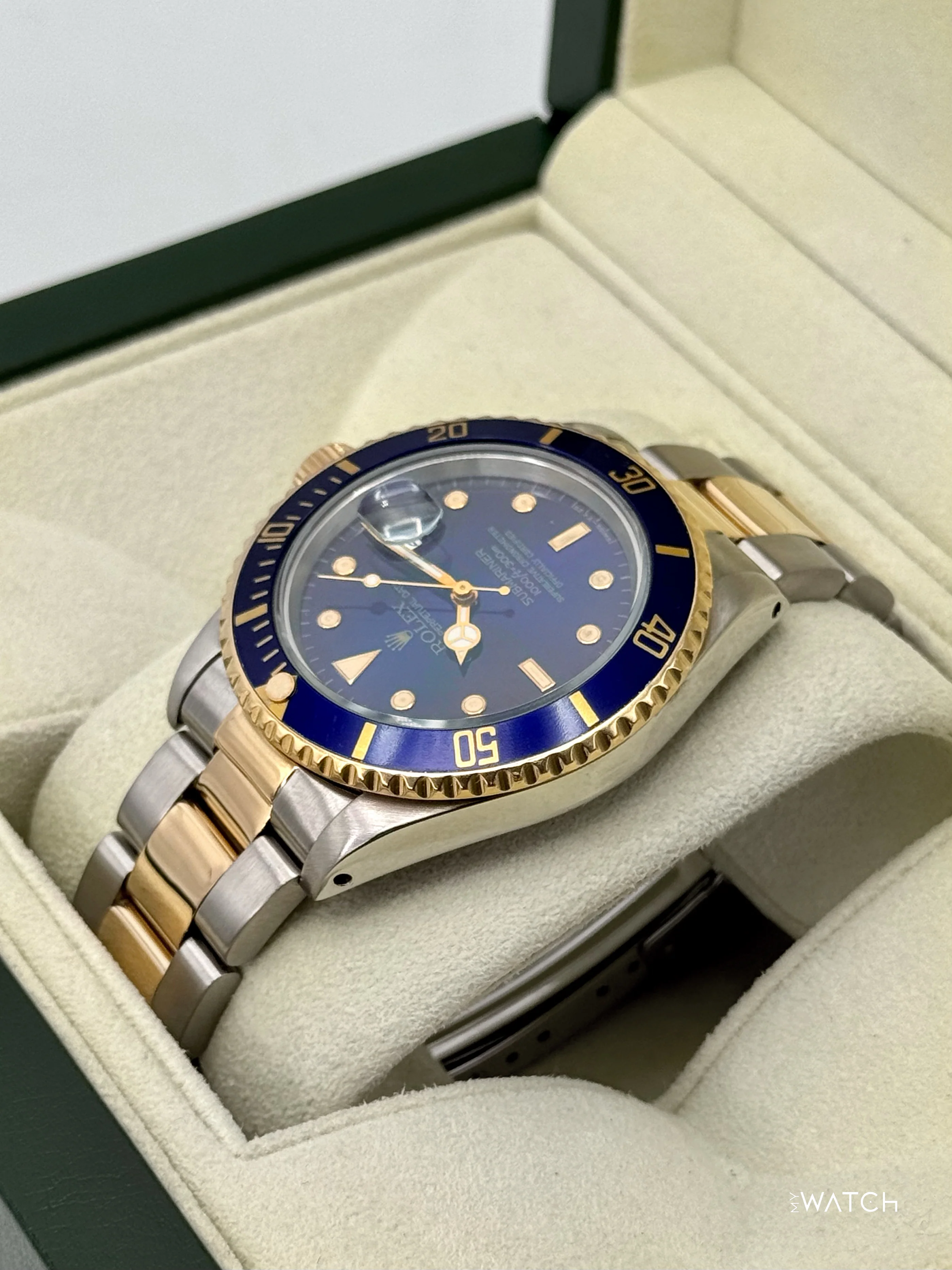 1987 Rolex Submariner 40mm 16803 Two-Tone Blue/Purple Dial - Image 7