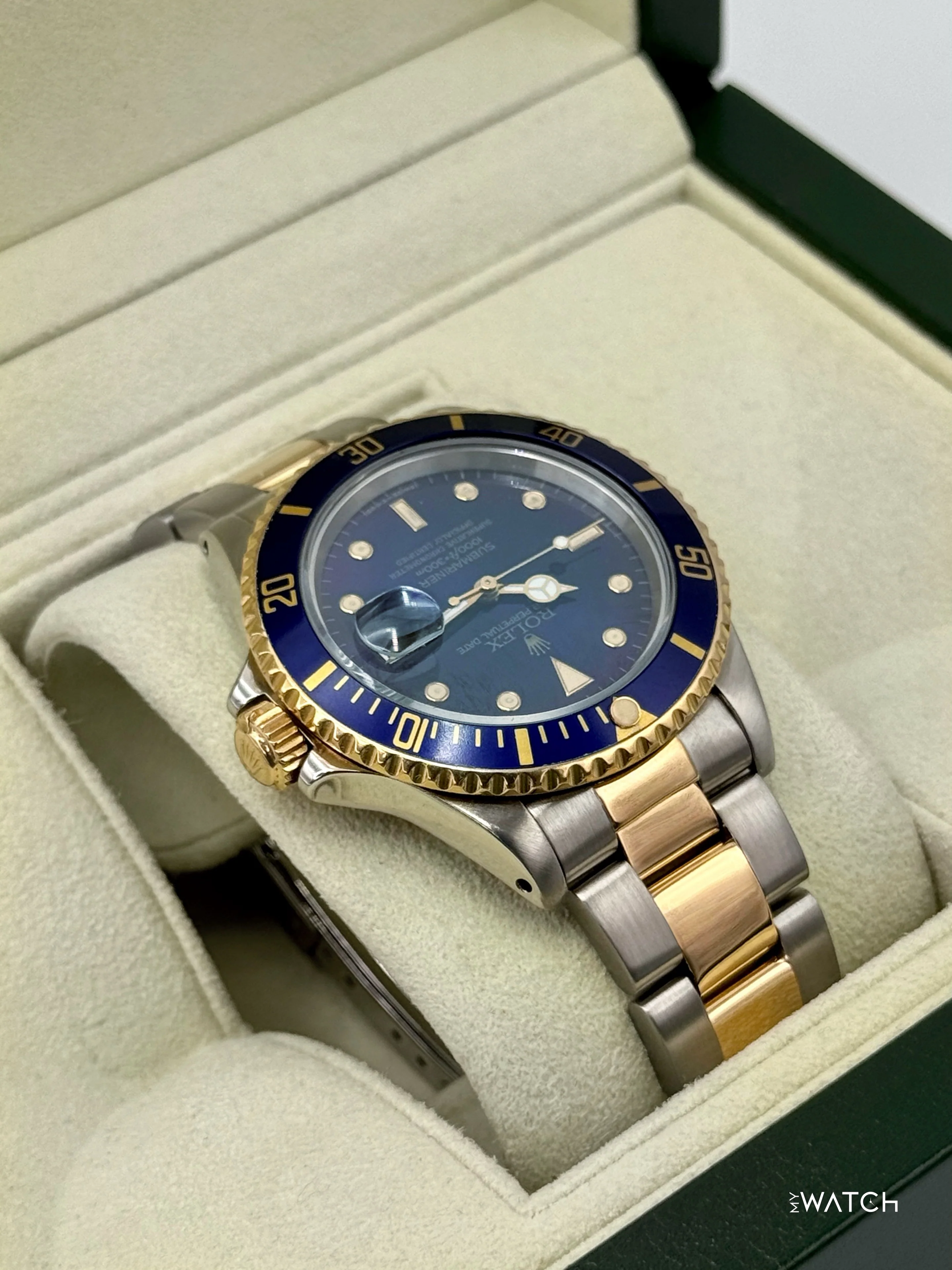 1987 Rolex Submariner 40mm 16803 Two-Tone Blue/Purple Dial - Image 8