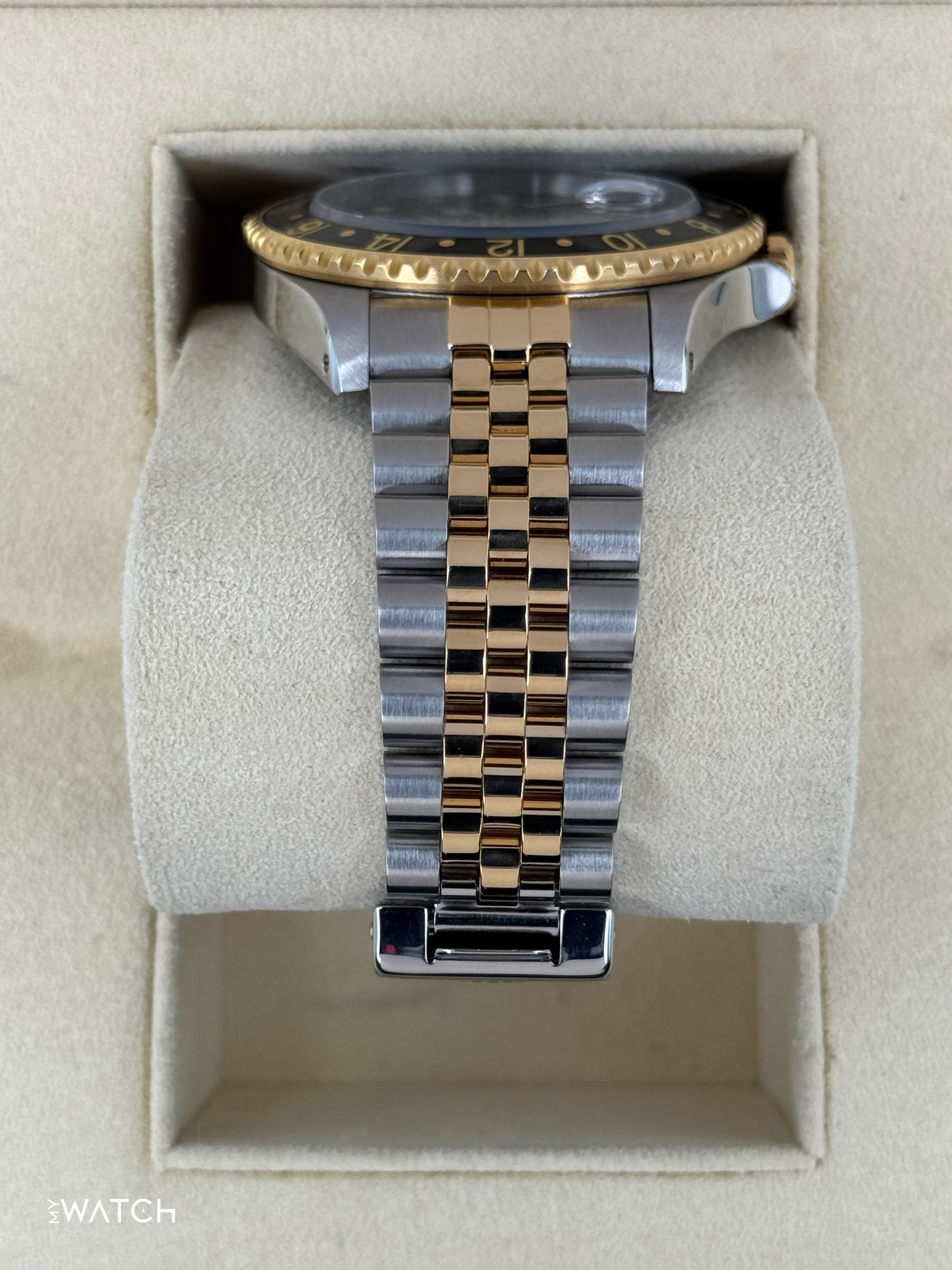 1988 Rolex GMT-Master II 40mm 16713 Two-Tone Jubilee Black Dial - Image 3
