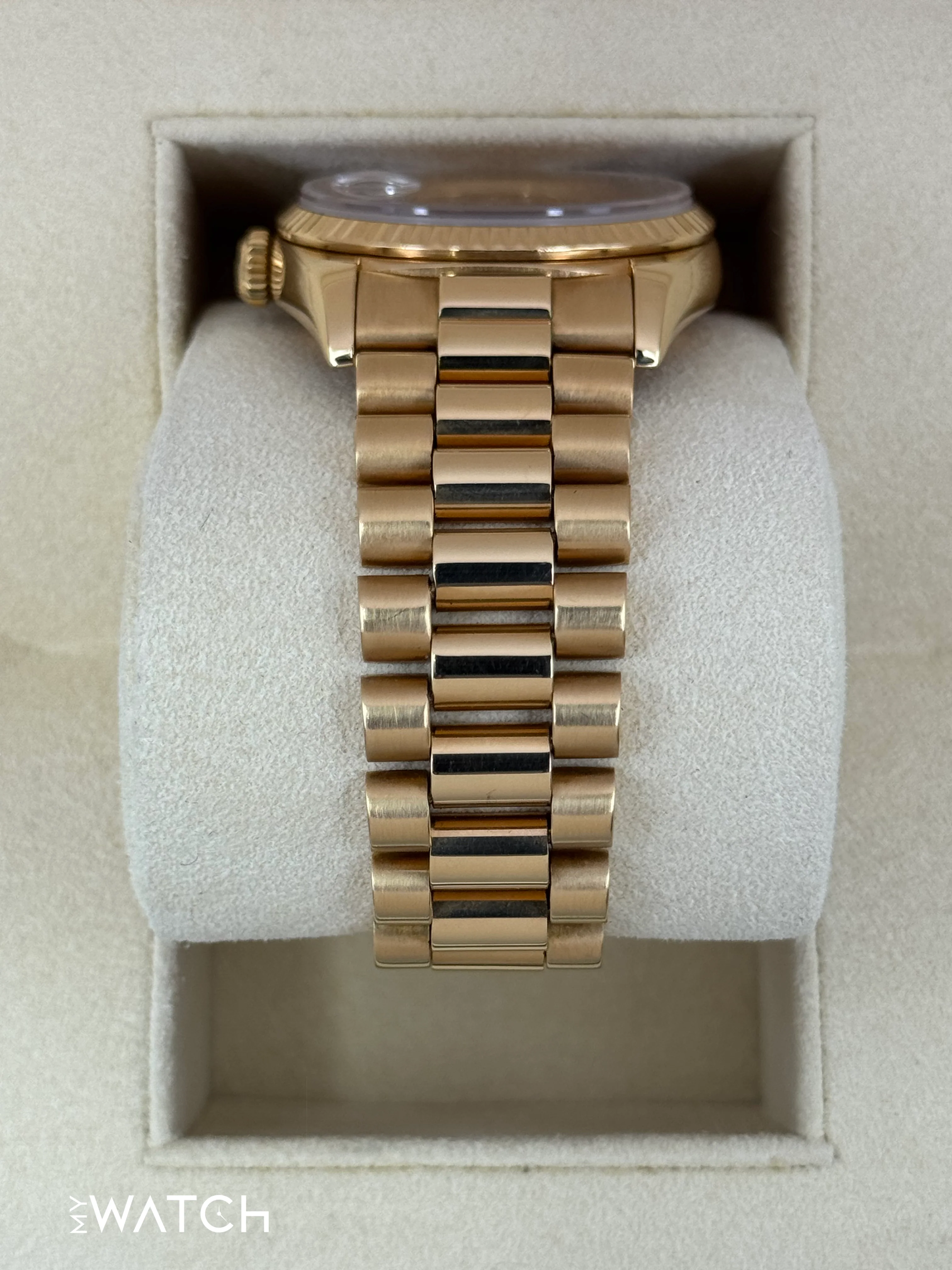 1989 Rolex Day-Date 36mm 18238 Presidential Champagne Wave Dial - Image 4