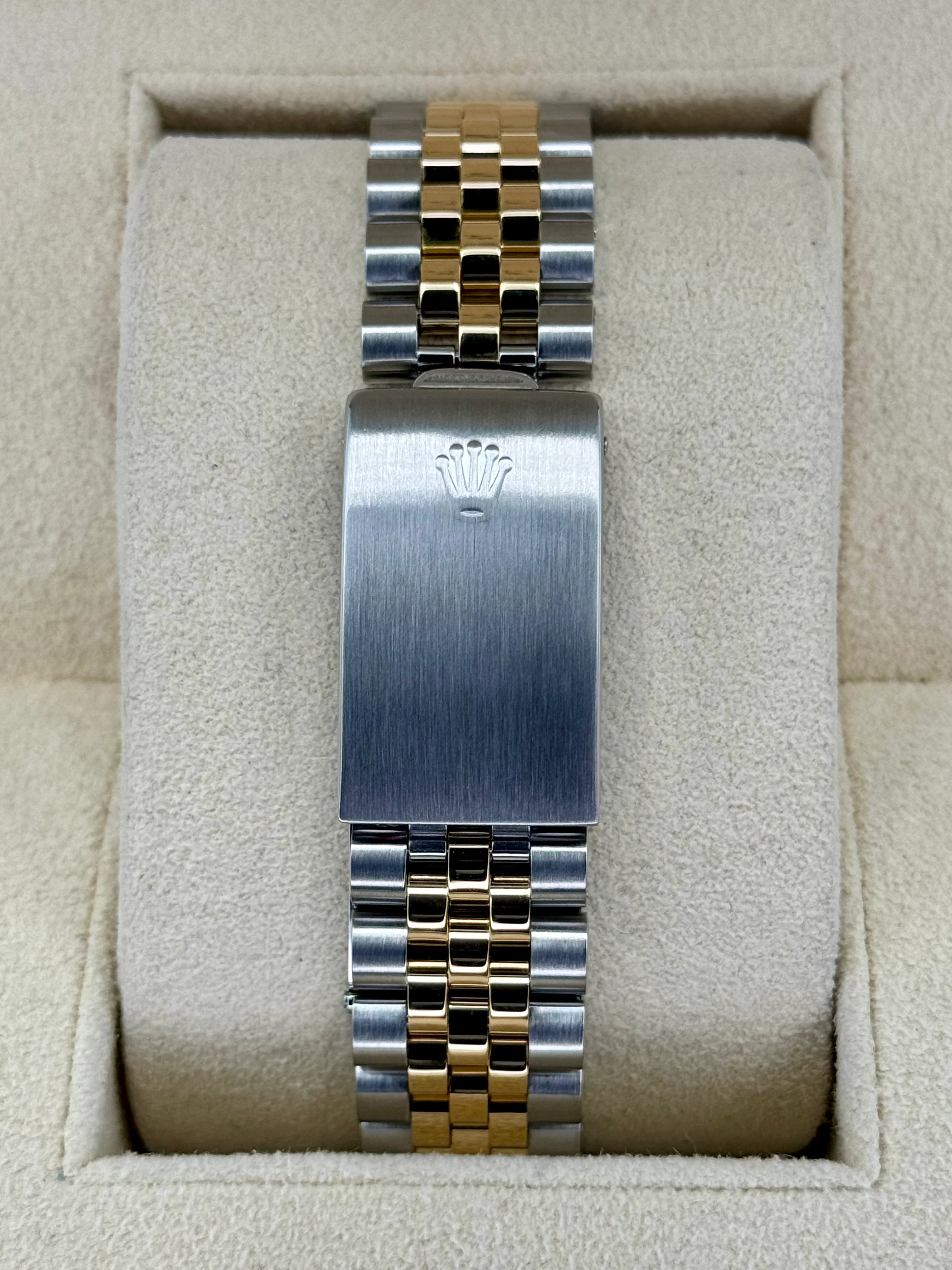 Rolex Datejust 36mm 16233 Two-Tone Jubilee Roman Numeral Pyramid Dial - Image 2