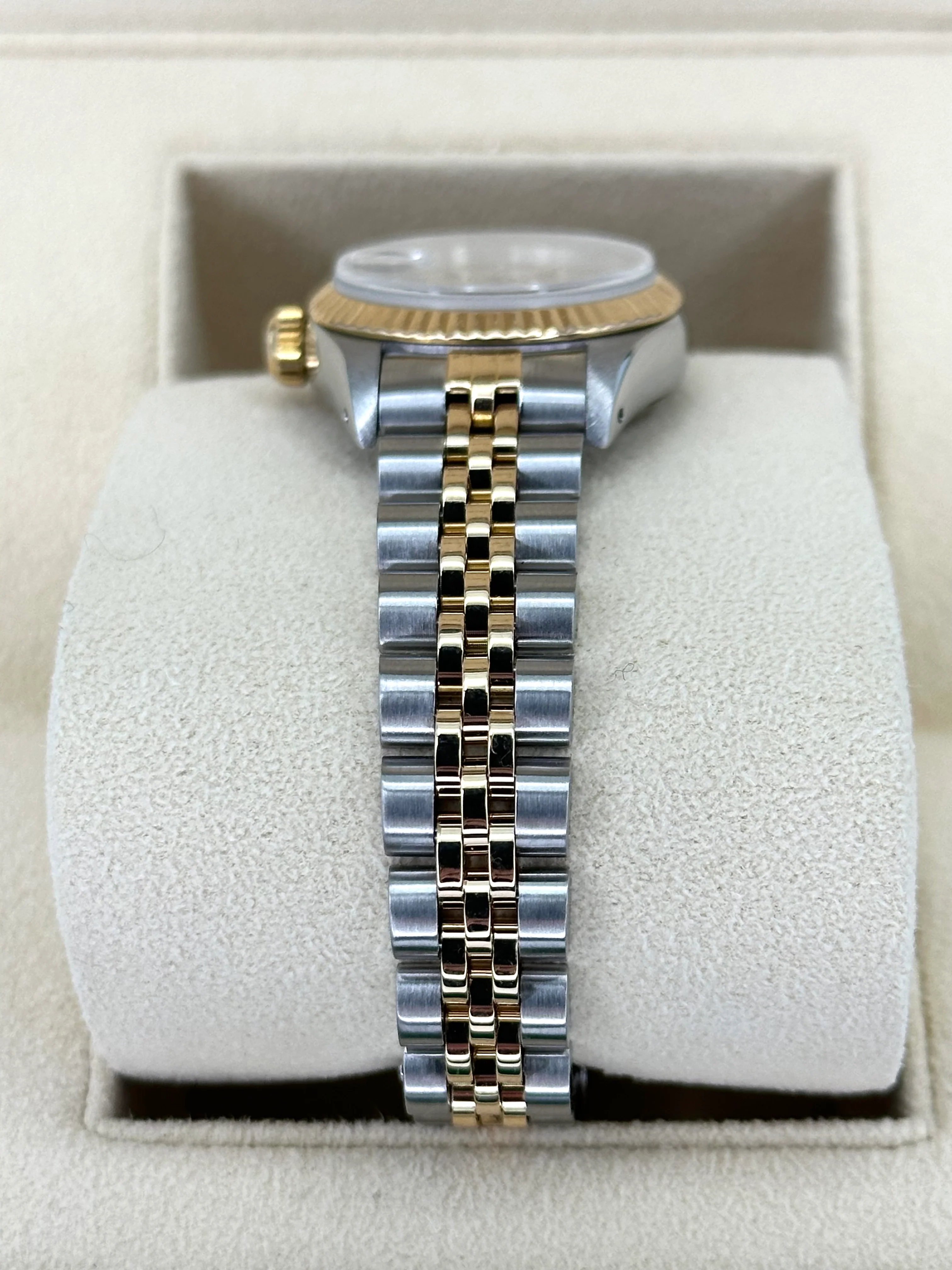 1990 Rolex Lady Datejust 26mm 69173 Two-Tone Jubilee Champagne Dial - Image 4