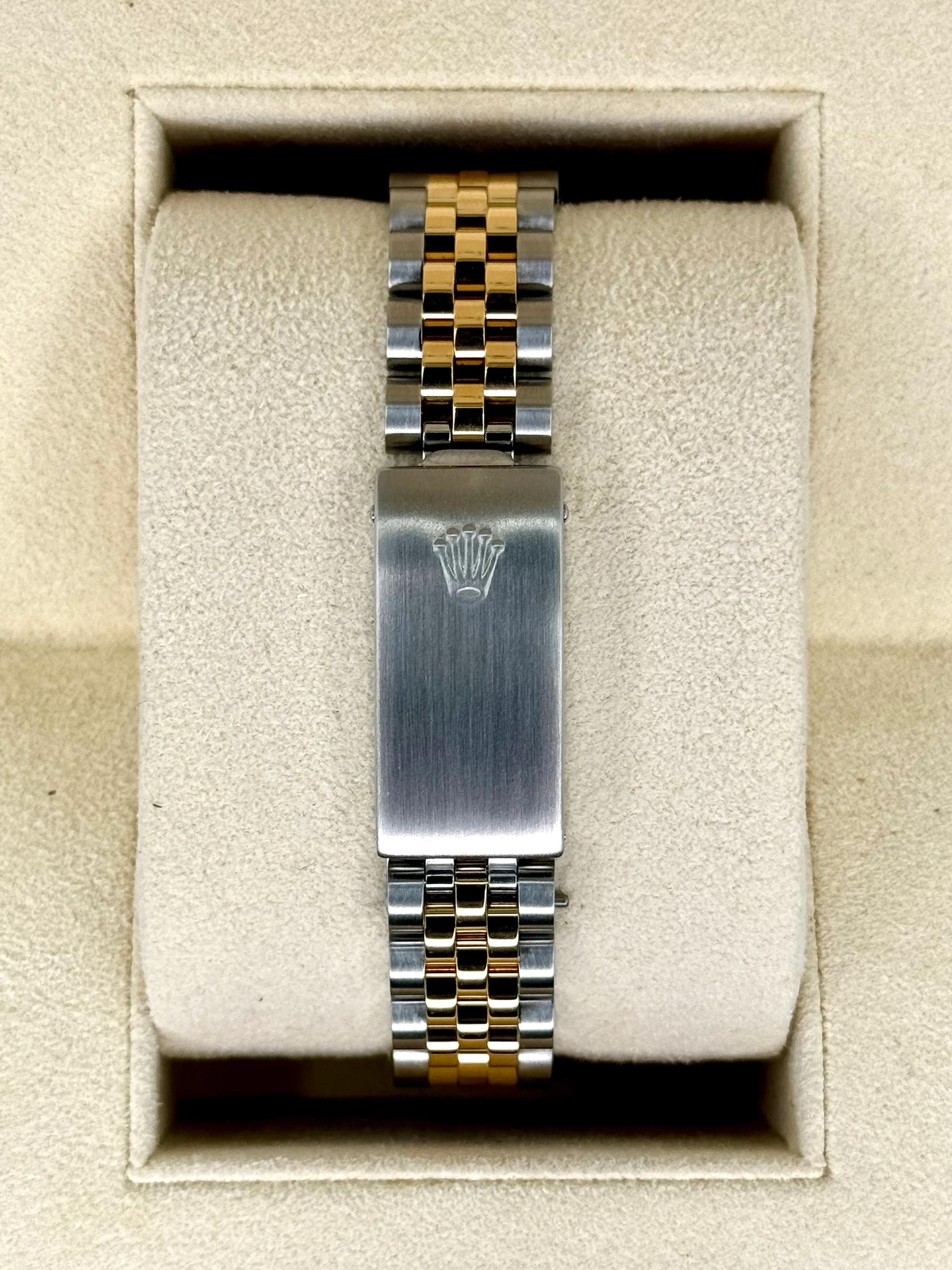 1991 Rolex Datejust 31mm 68273 Two-Tone Jubilee Champagne Diamond DIal - Image 2