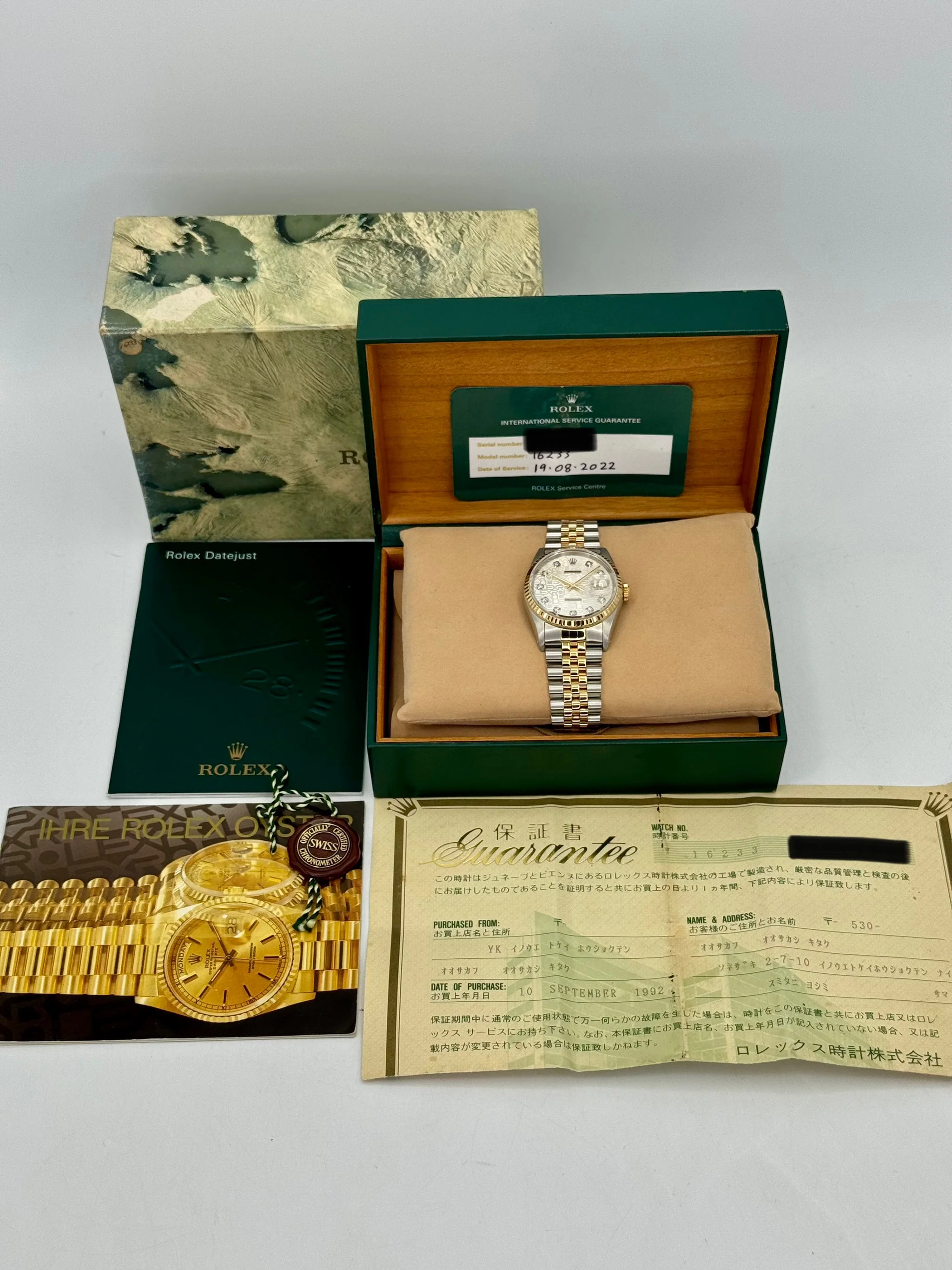 1992 Rolex Datejust 36mm 16233 Two-Tone 10 Diamond Anniversary Dial - Image 13