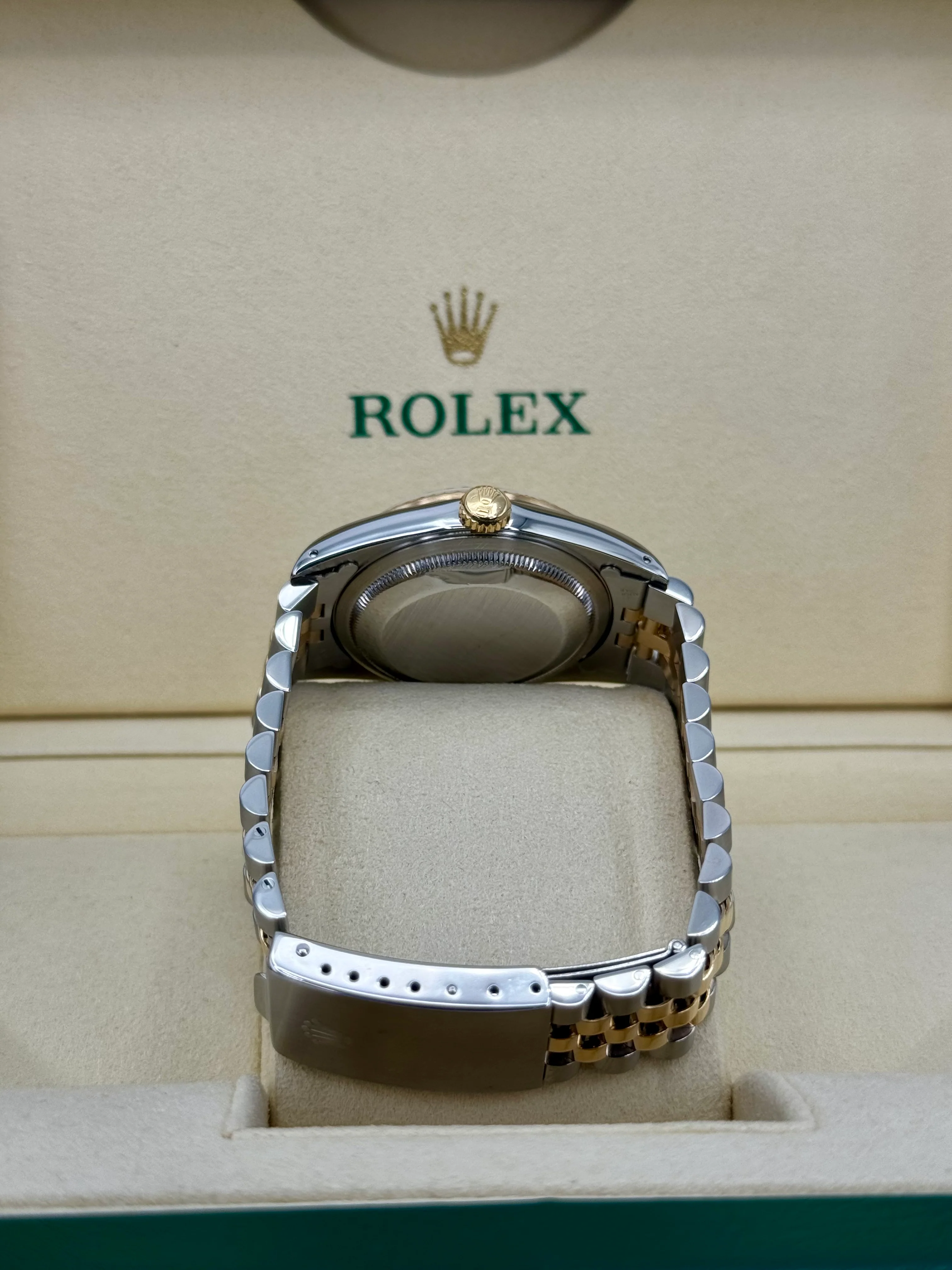 1992 Rolex Datejust 36mm 16233 Two-Tone 10 Diamond Anniversary Dial - Image 9