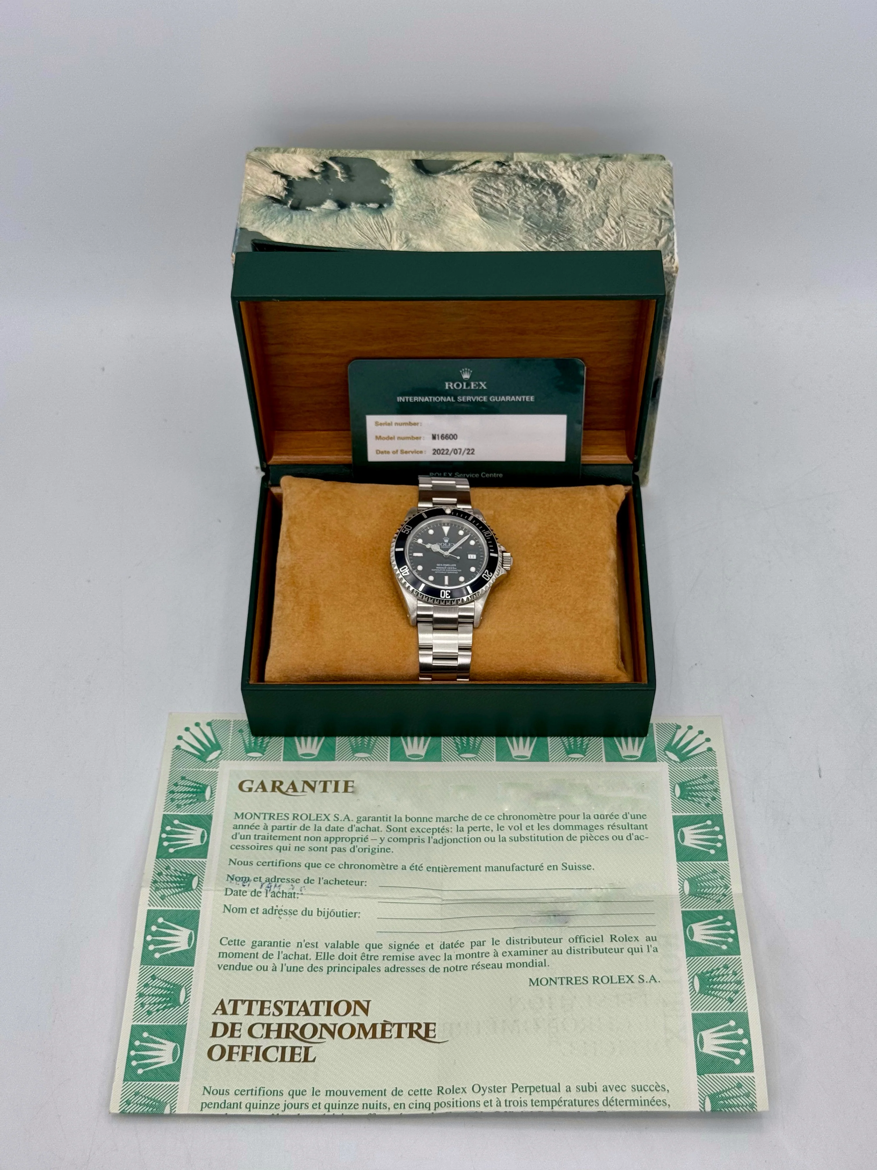 1995 Rolex Sea-Dweller 40mm 16600 Stainless Steel Black Dial - Image 9
