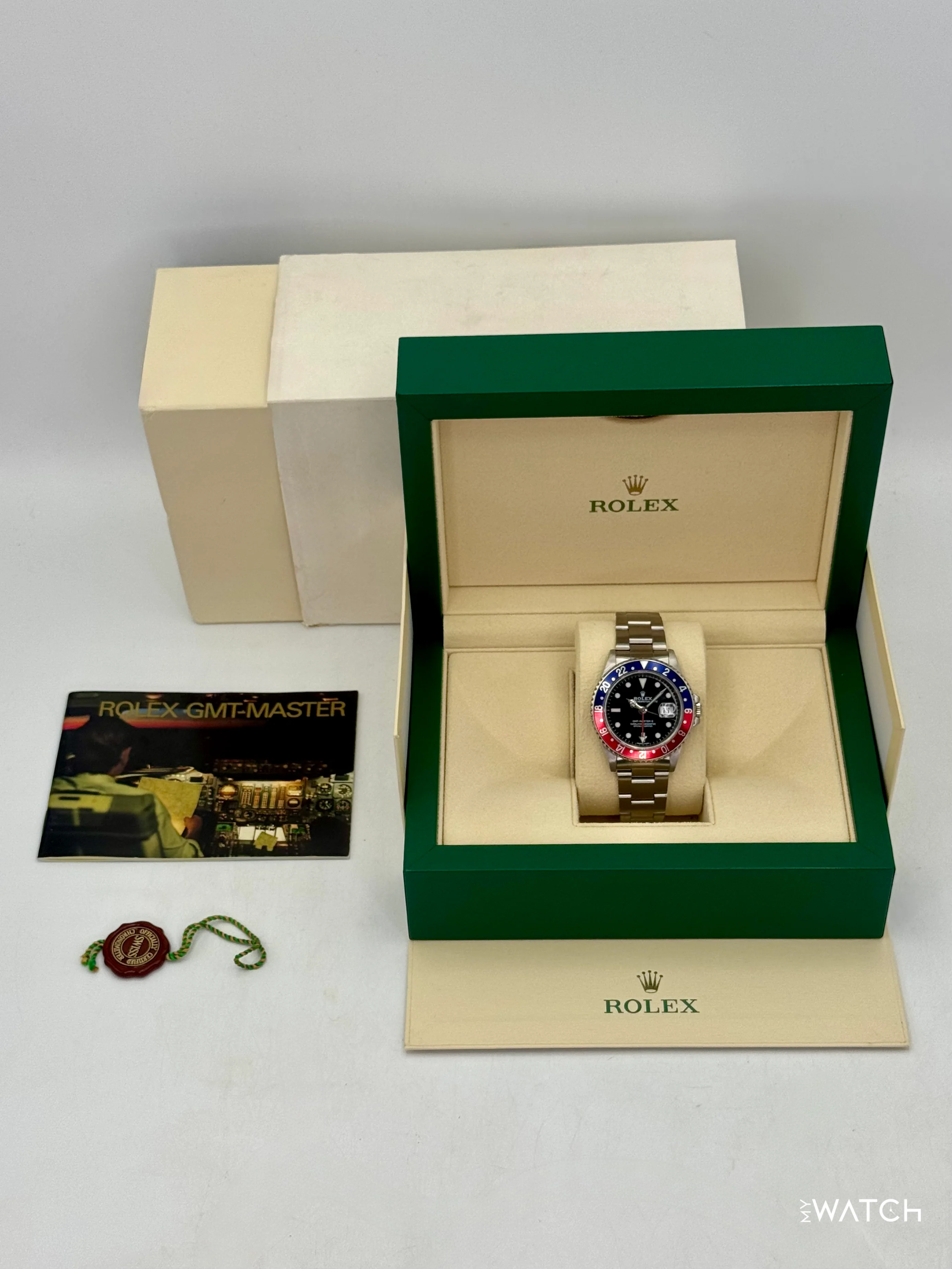 1997 Rolex GMT-Master II "Pepsi" 40mm 16710 Stainless Steel Oyster Black Dial - Image 10