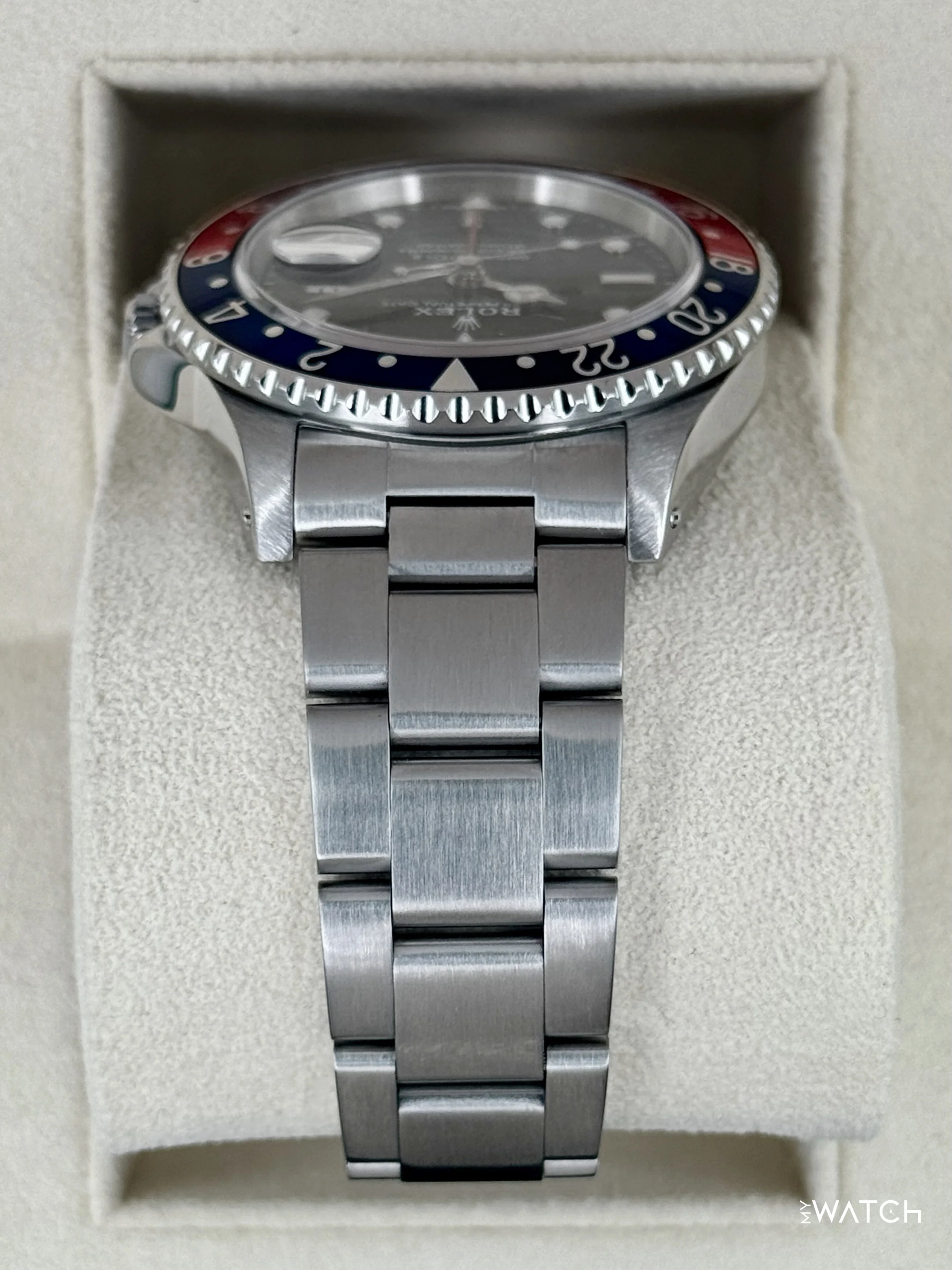 1997 Rolex GMT-Master II "Pepsi" 40mm 16710 Stainless Steel Oyster Black Dial - Image 4