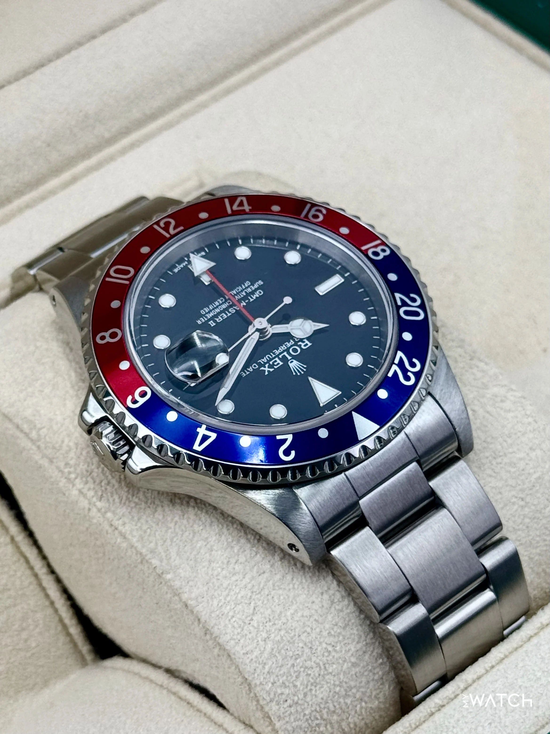 1997 Rolex GMT-Master II "Pepsi" 40mm 16710 Stainless Steel Oyster Black Dial - Image 8