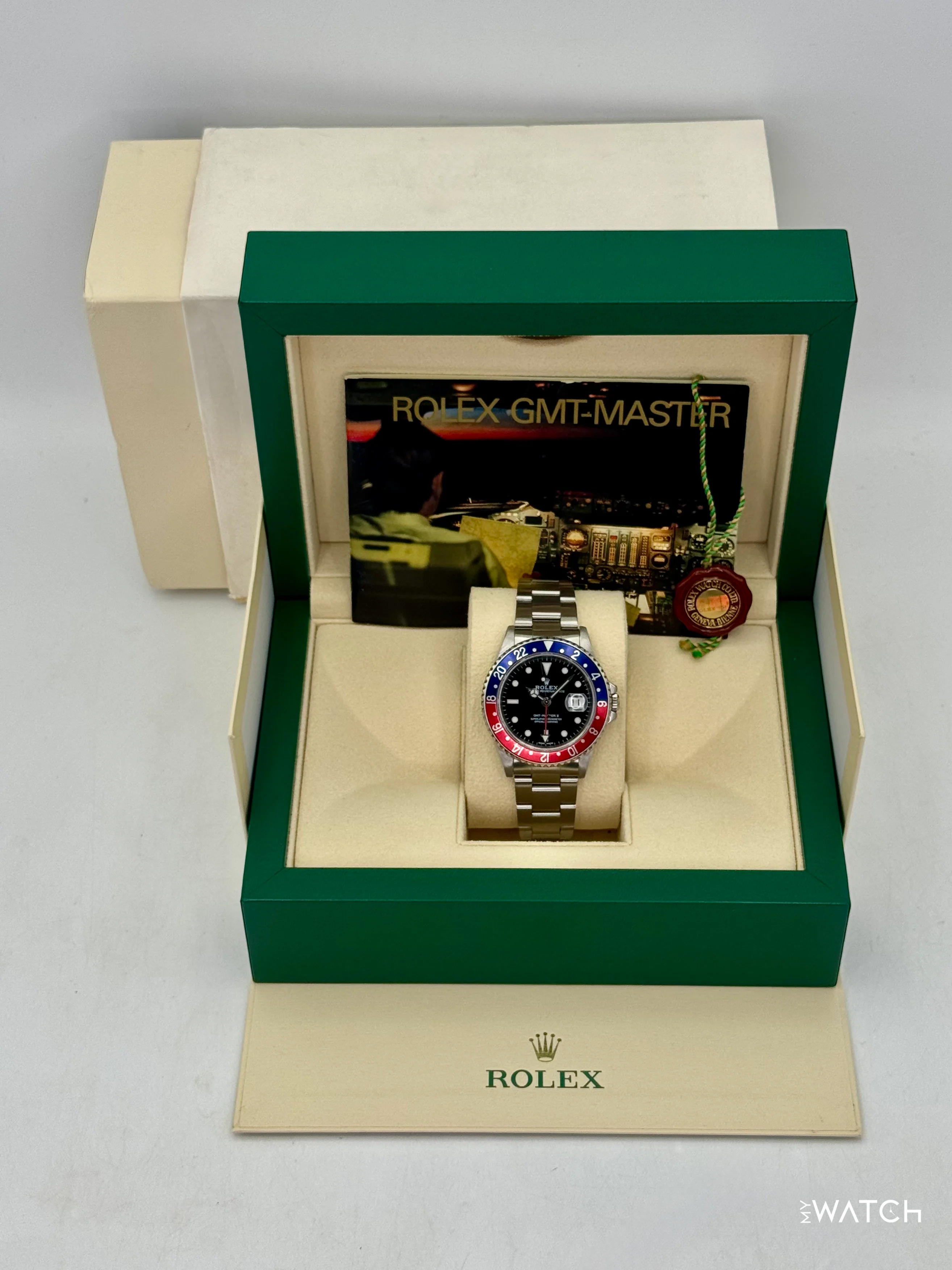 1997 Rolex GMT-Master II "Pepsi" 40mm 16710 Stainless Steel Oyster Black Dial - Image 9