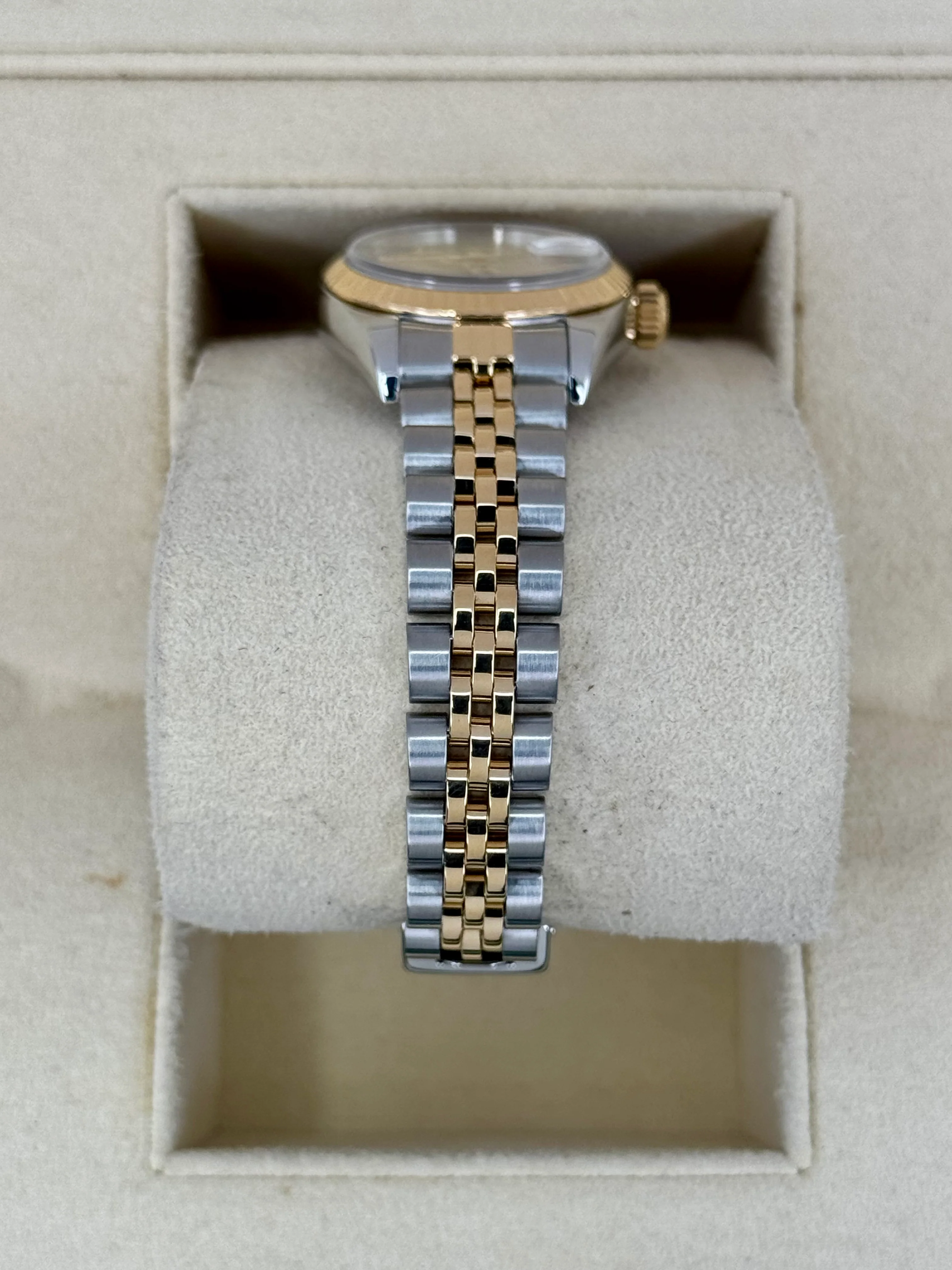1997 Rolex Lady Datejust 26mm 69173 Two-Tone Jubilee Champagne Dial - Image 3