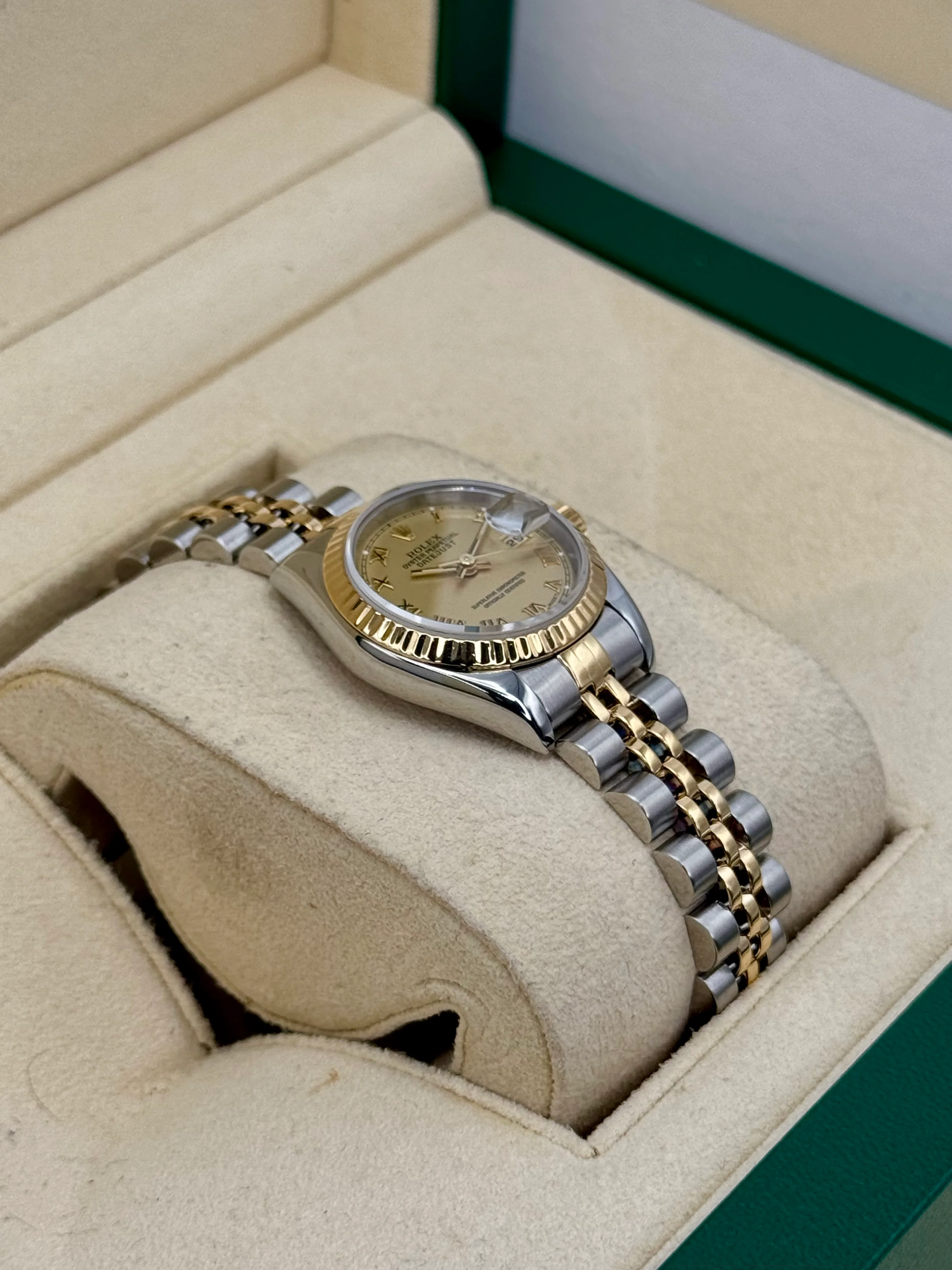 1997 Rolex Lady Datejust 26mm 69173 Two-Tone Jubilee Champagne Dial - Image 5