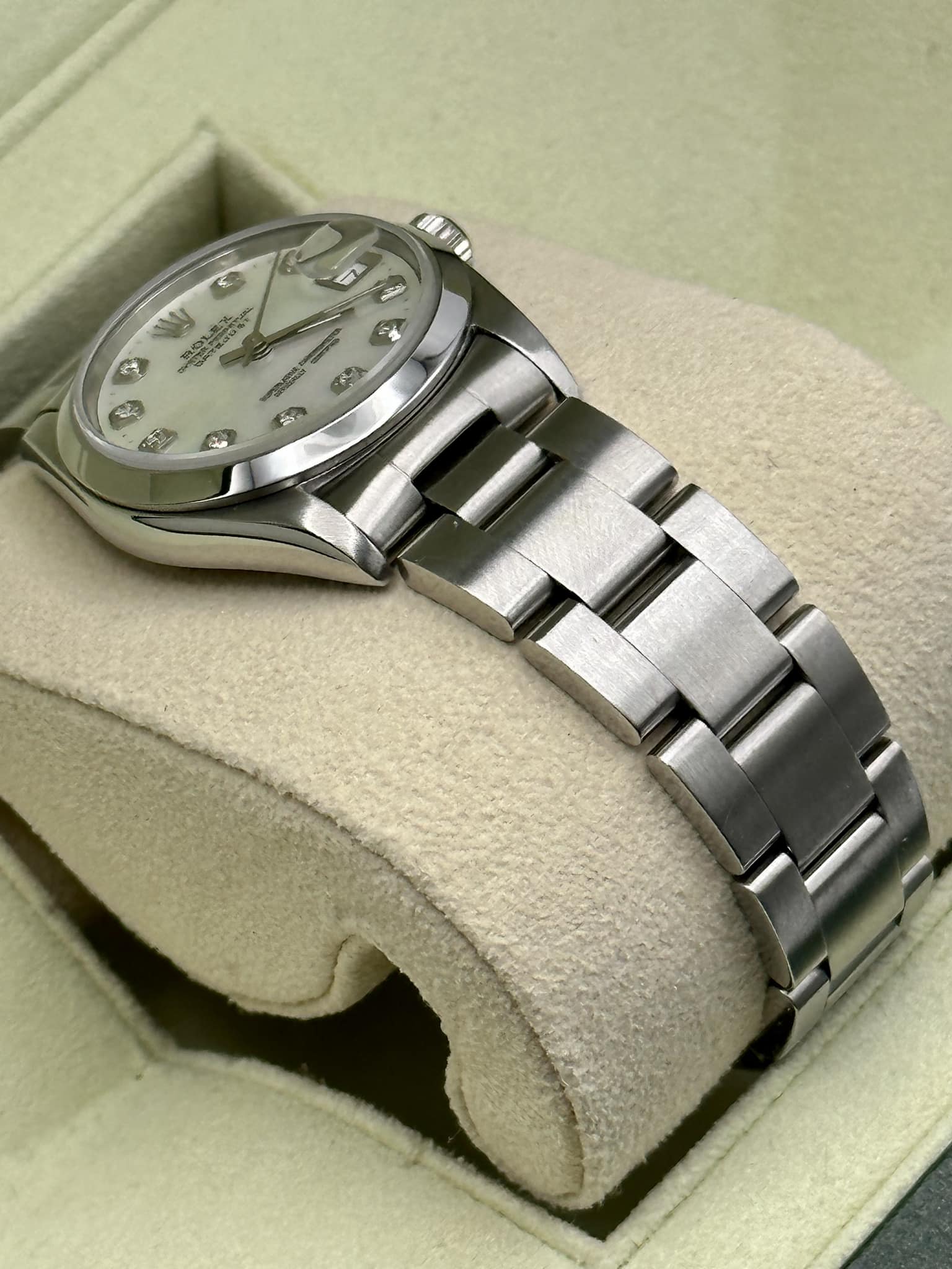 Rolex Ladies Datejust 31mm 68240 Oyster Mother of Pearl Diamond Dial - Image 6
