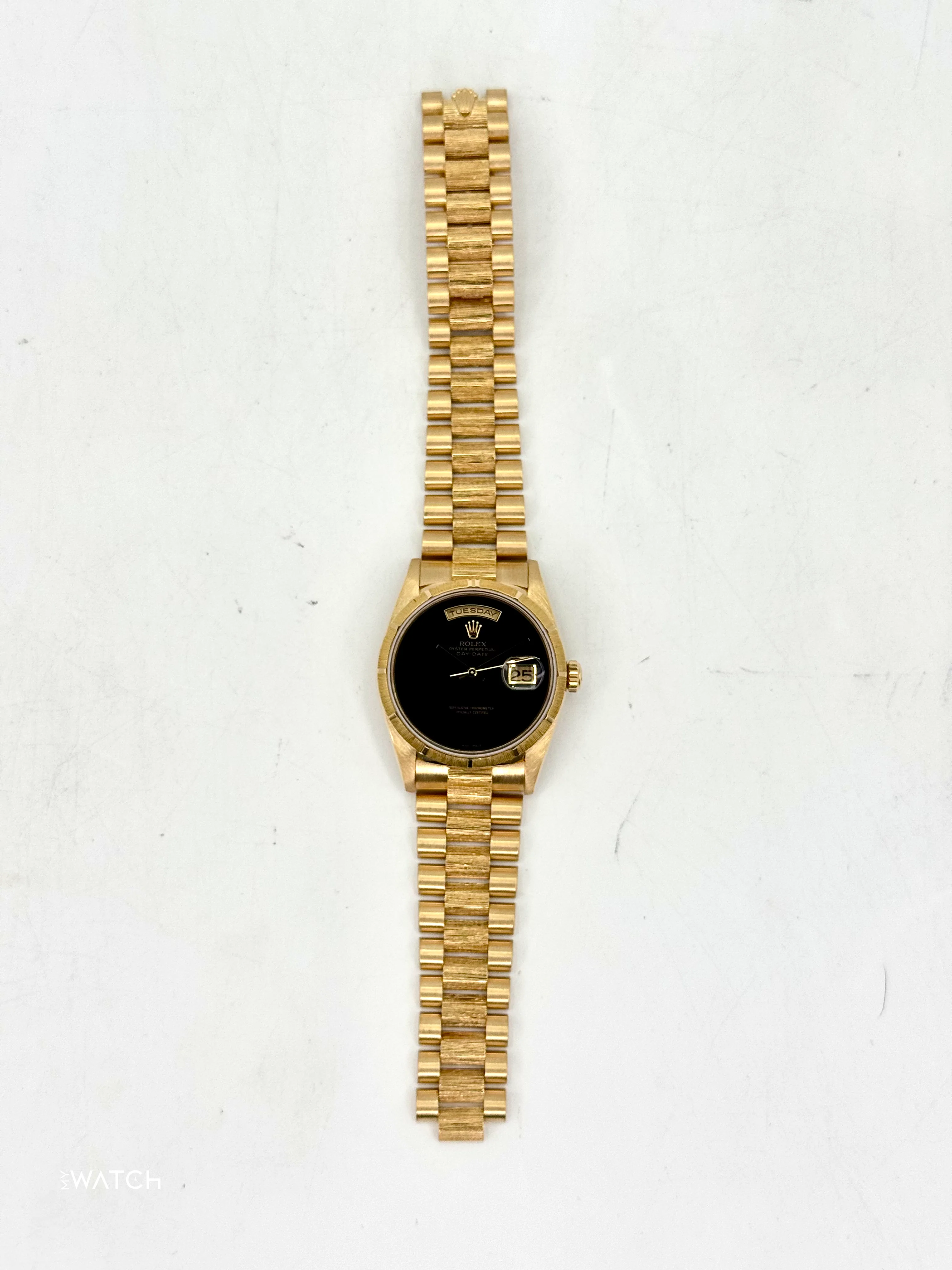 1998 Rolex Day-Date 36mm 18248 Presidential Black Onyx Dial (FRESH ROLEX SERVICE) - Image 10
