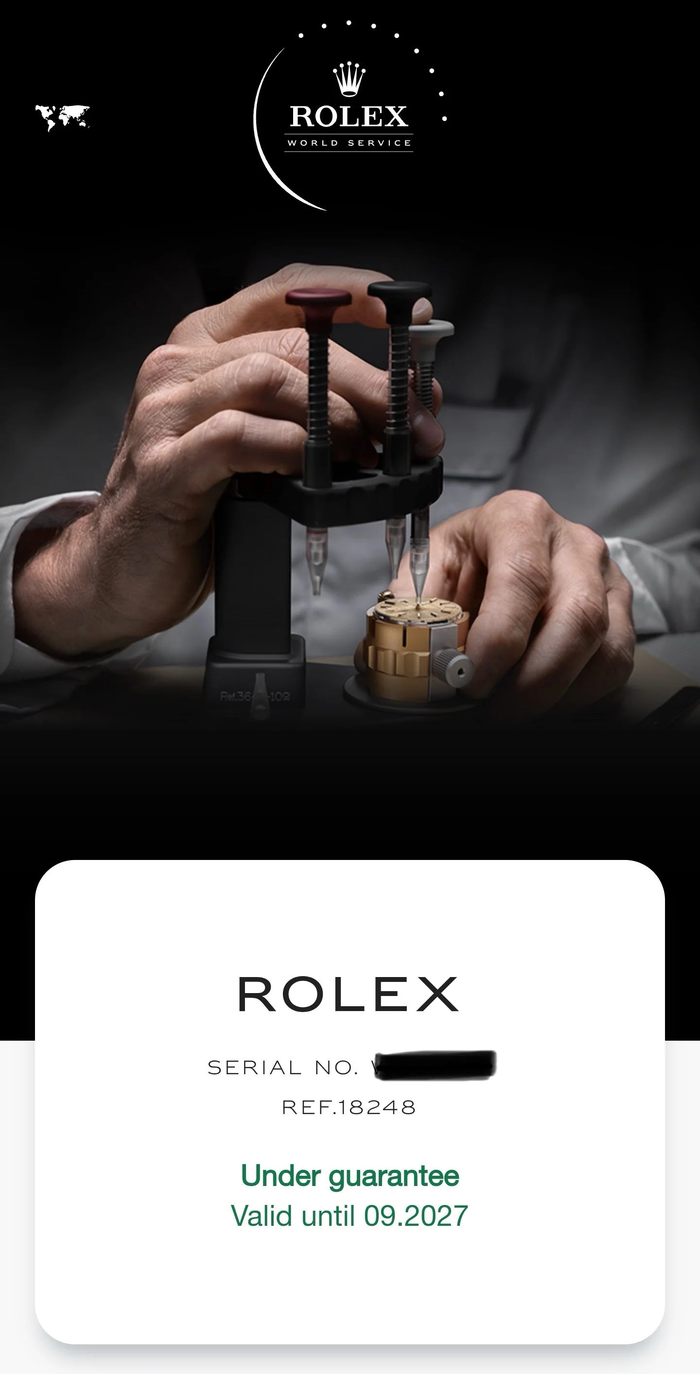 1998 Rolex Day-Date 36mm 18248 Presidential Black Onyx Dial (FRESH ROLEX SERVICE) - Image 11