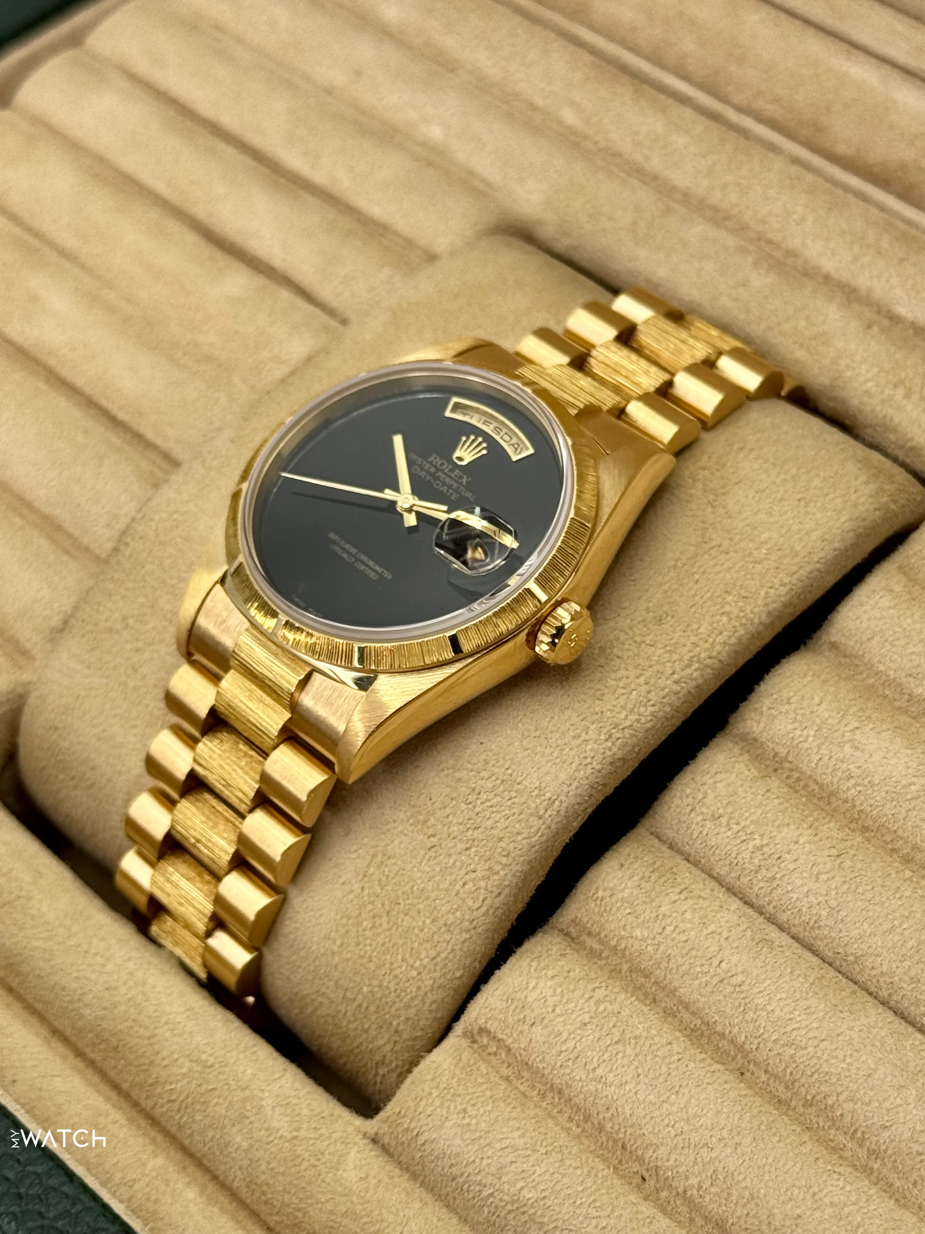 1998 Rolex Day-Date 36mm 18248 Presidential Black Onyx Dial (FRESH ROLEX SERVICE) - Image 5