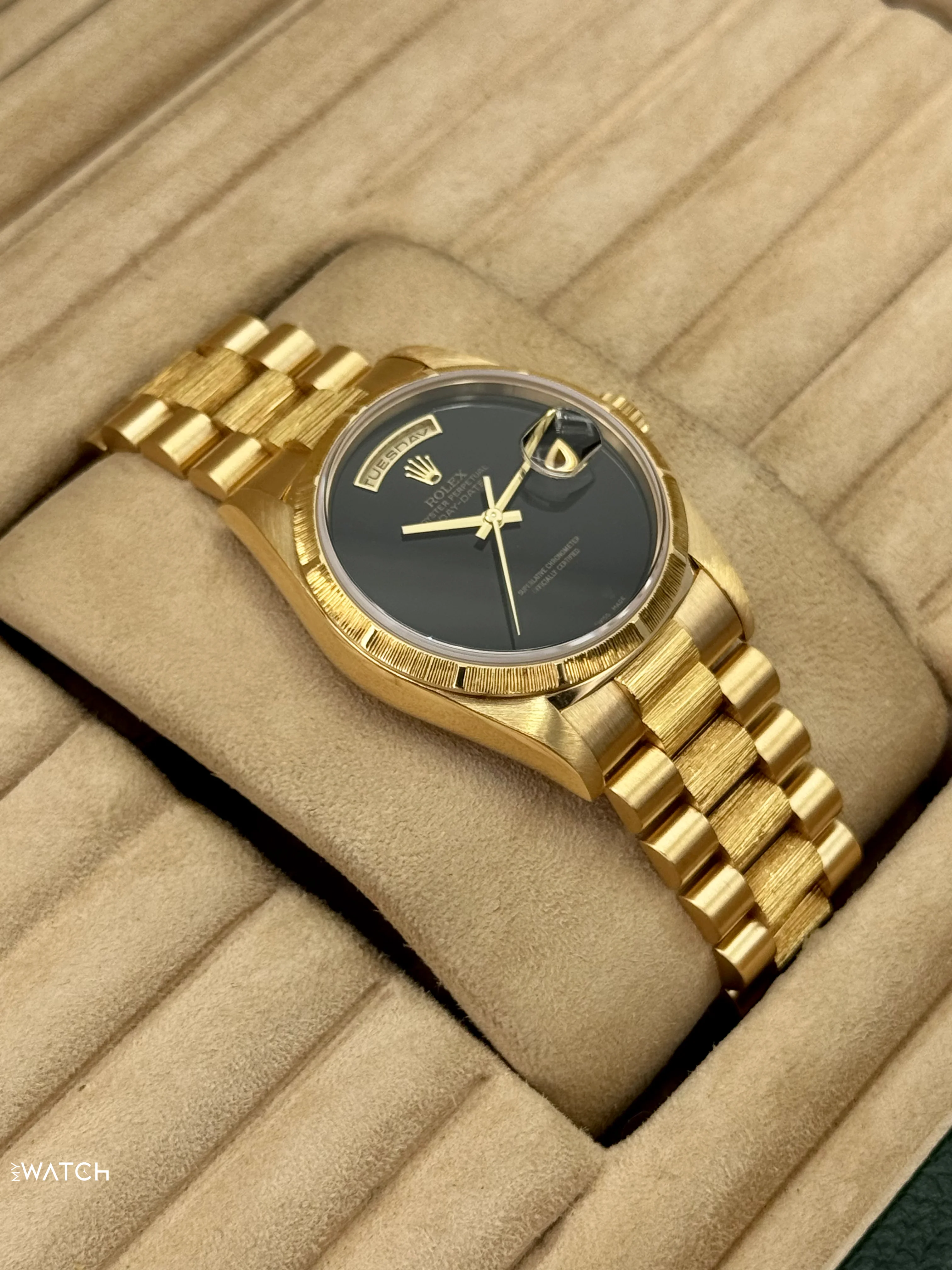 1998 Rolex Day-Date 36mm 18248 Presidential Black Onyx Dial (FRESH ROLEX SERVICE) - Image 6