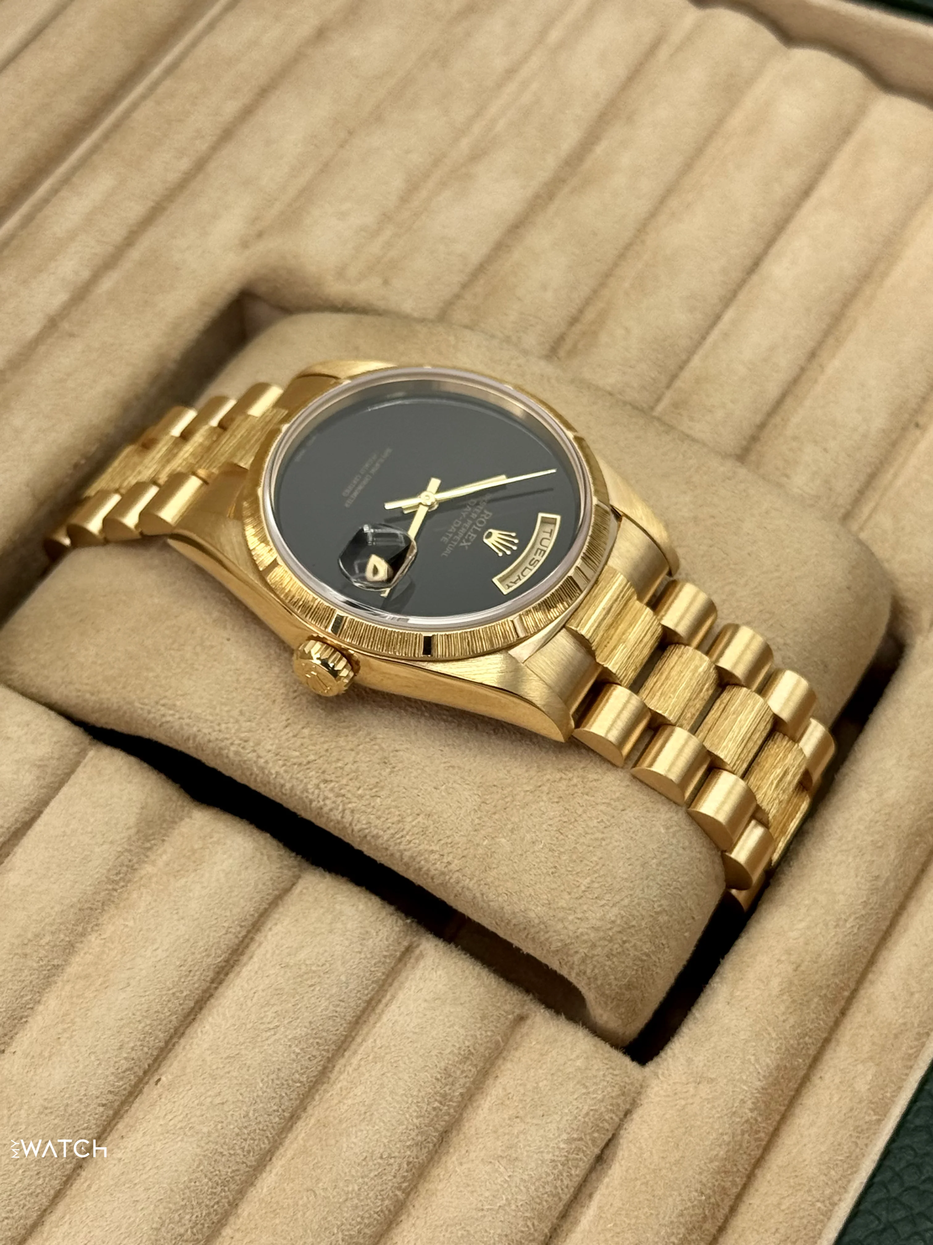 1998 Rolex Day-Date 36mm 18248 Presidential Black Onyx Dial (FRESH ROLEX SERVICE) - Image 8