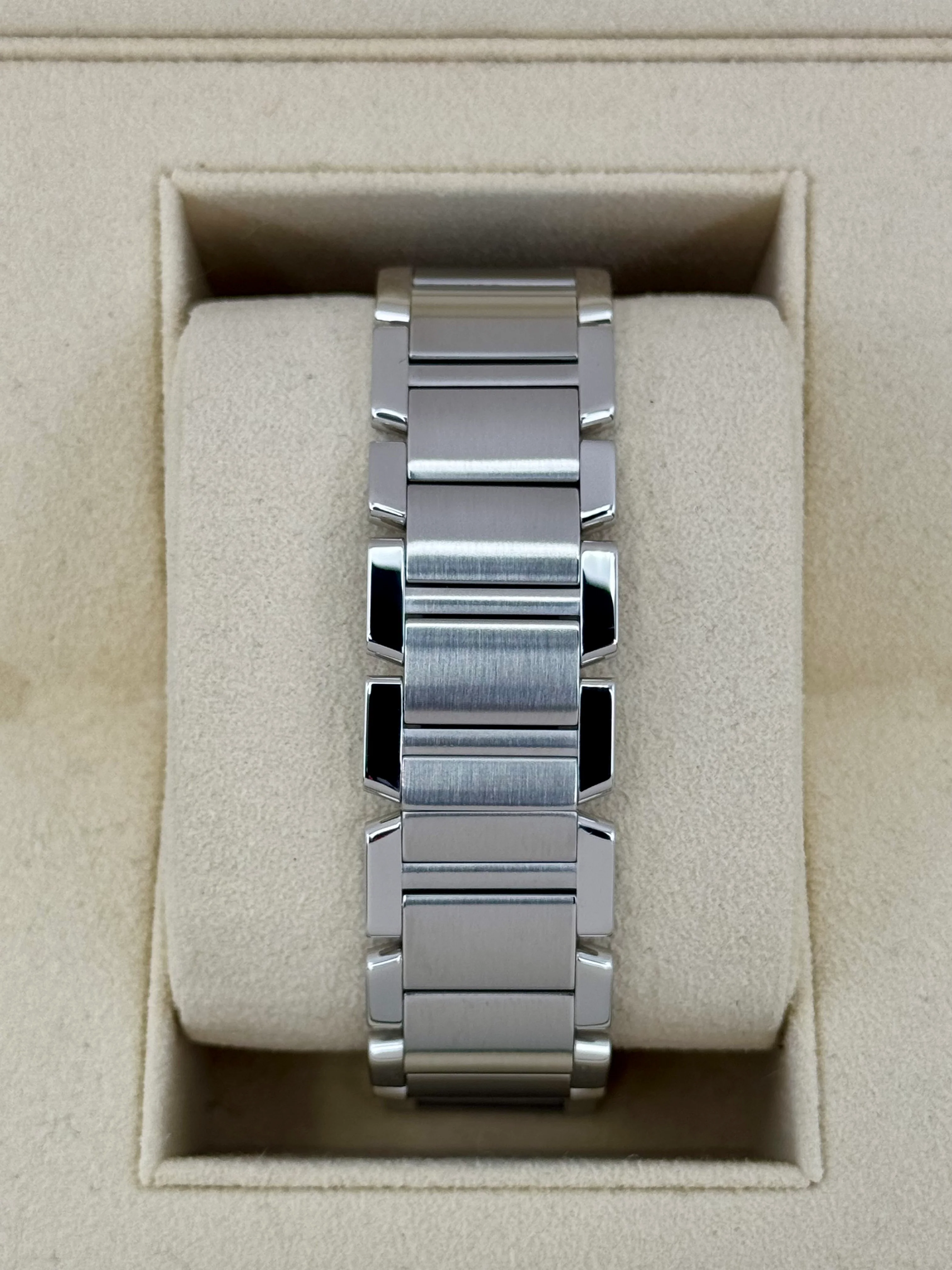 1999 Cartier Tank Francaise 28mm Stainless Steel White Dial - Image 2