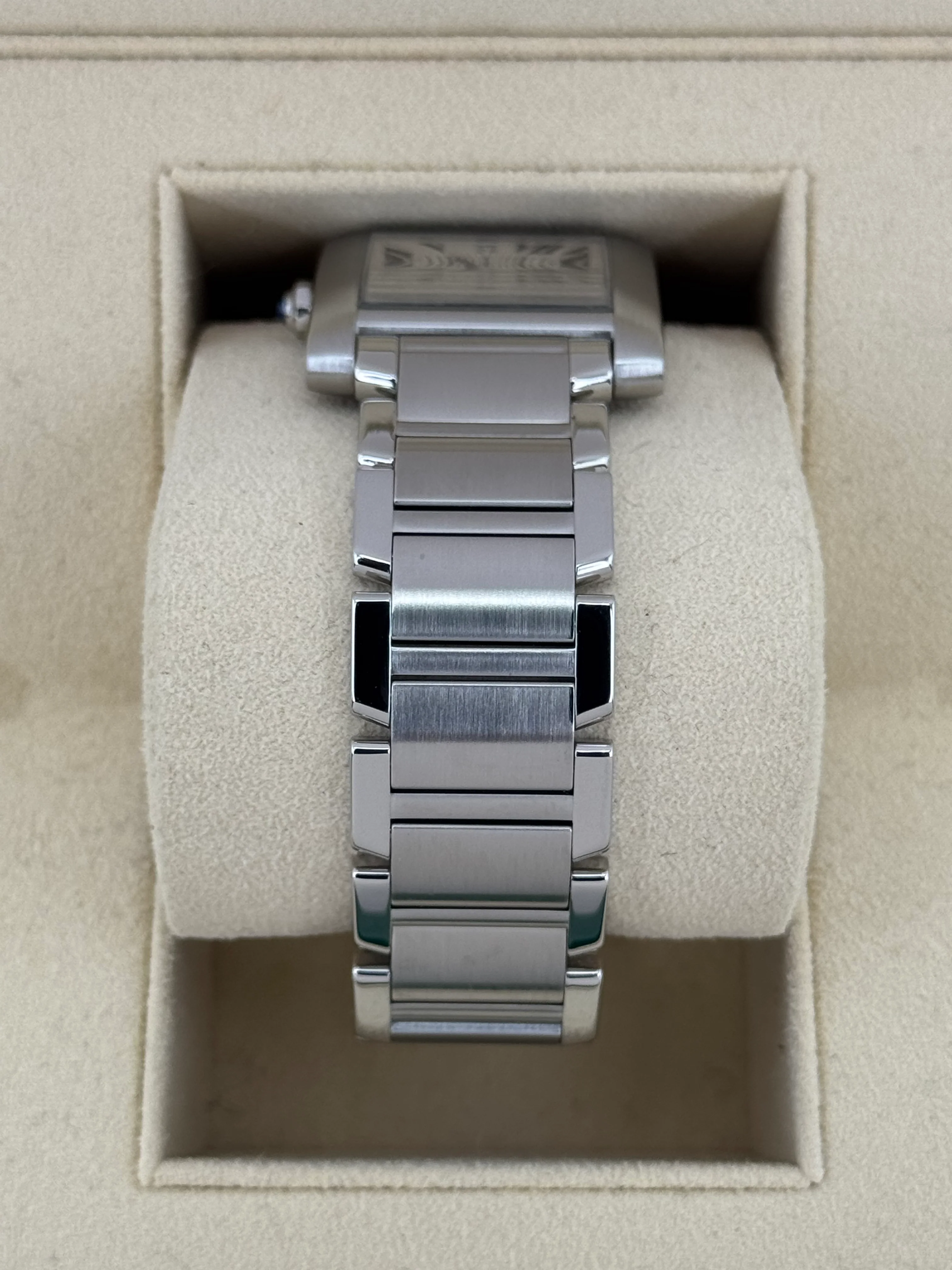 1999 Cartier Tank Francaise 28mm Stainless Steel White Dial - Image 4